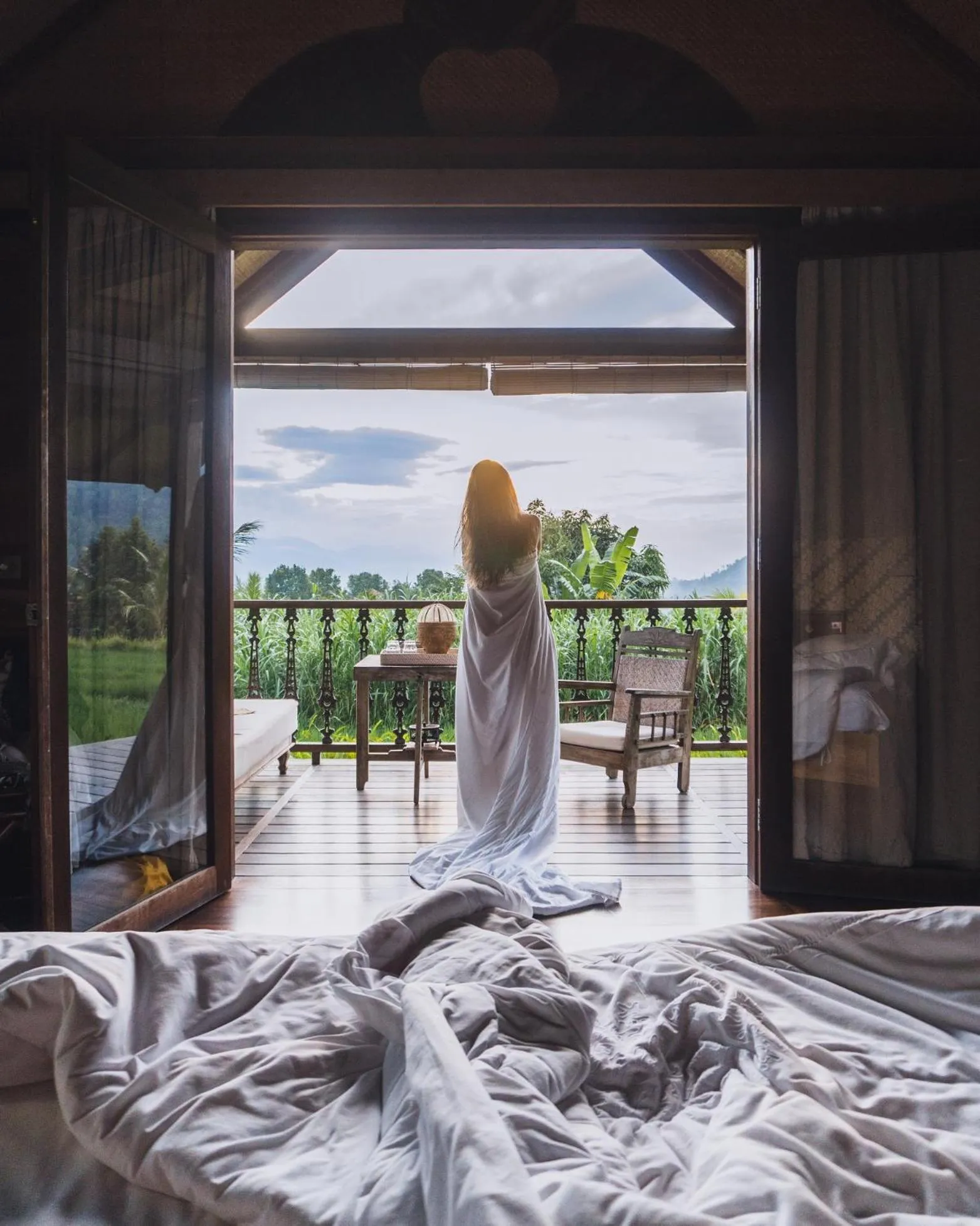 Bed in Sanak Retreat Bali