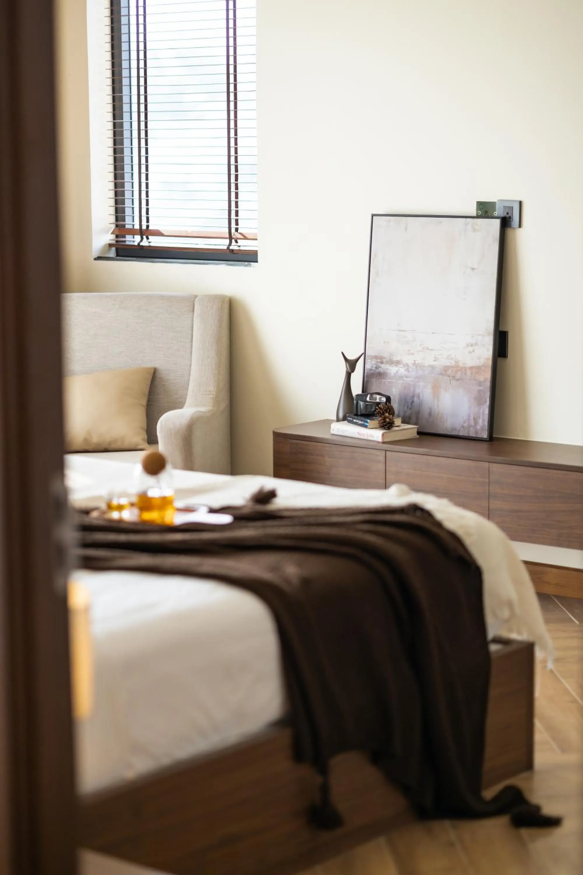 Bed in TTR Central Apart Hotel