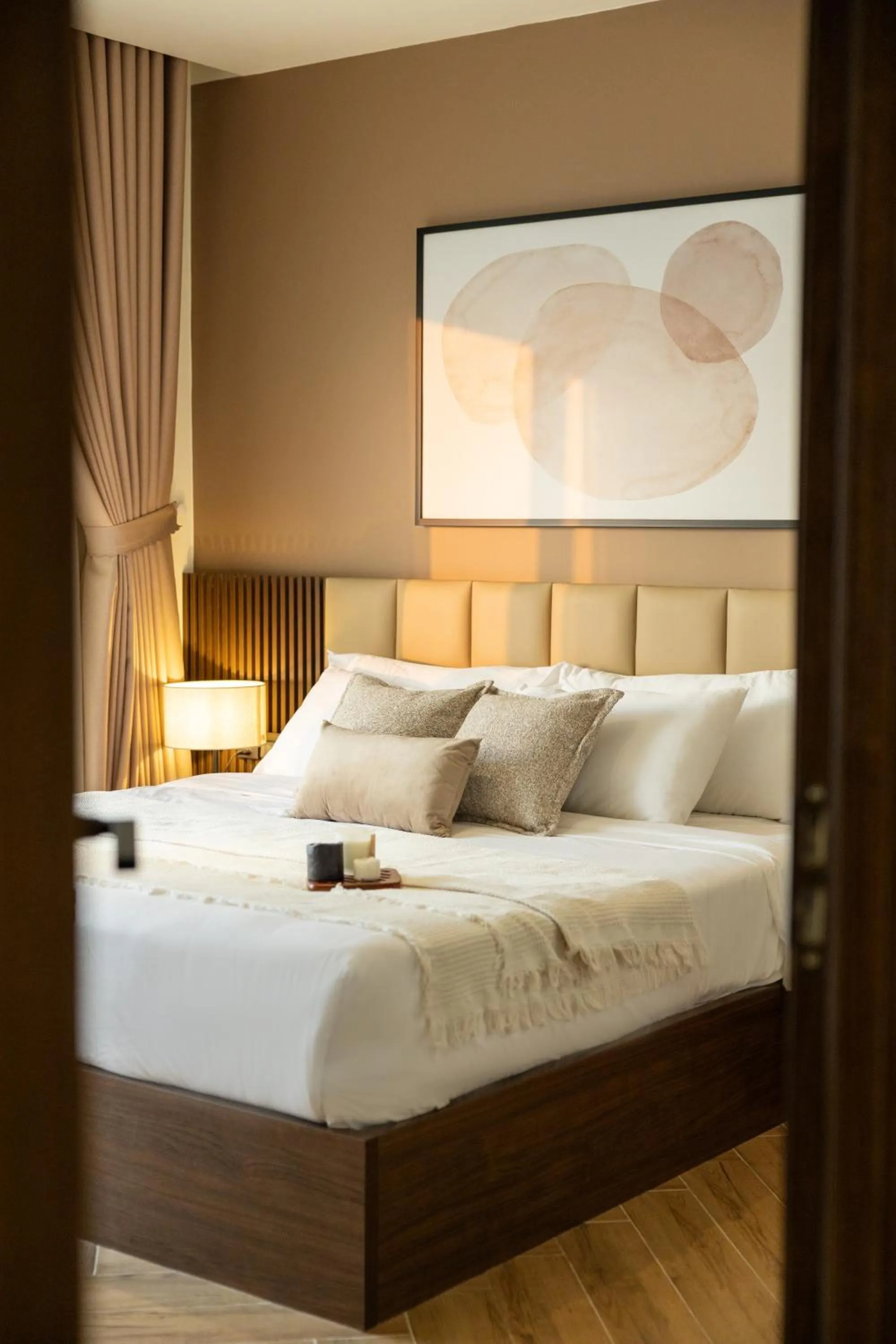 Bed in TTR Central Apart Hotel