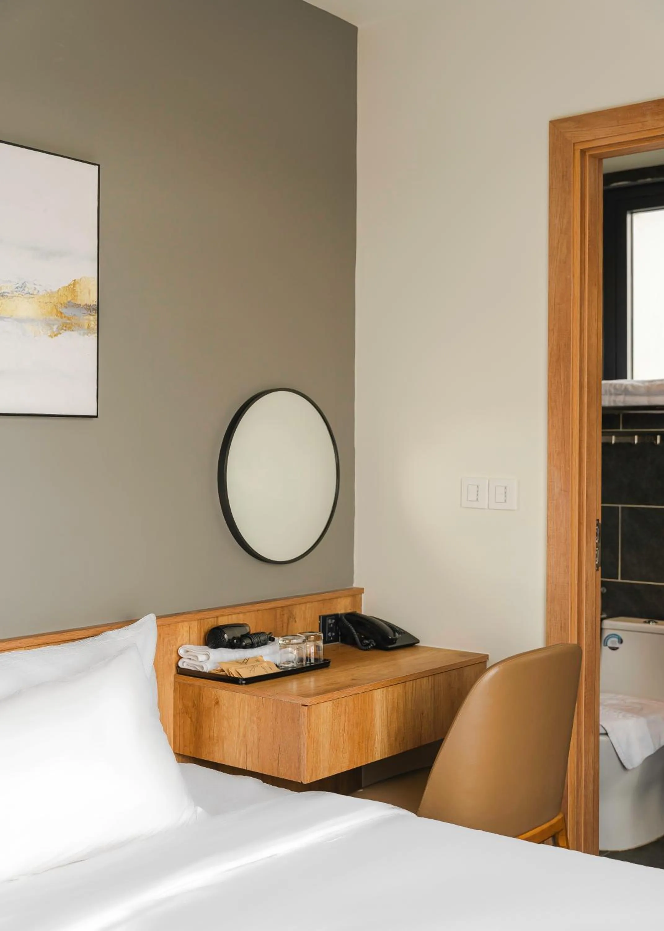 Bed in TTR Central Apart Hotel