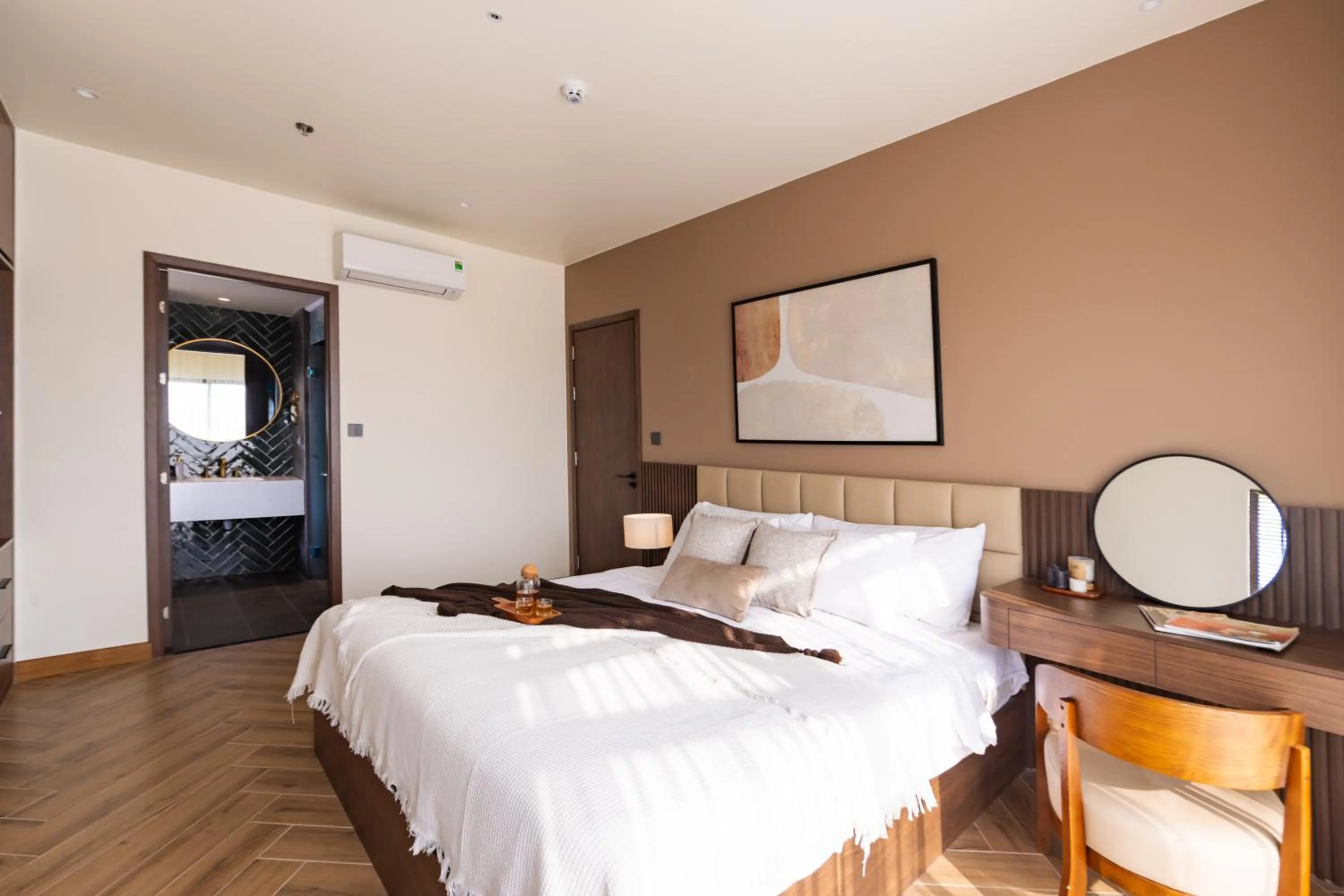 Bed in TTR Central Apart Hotel