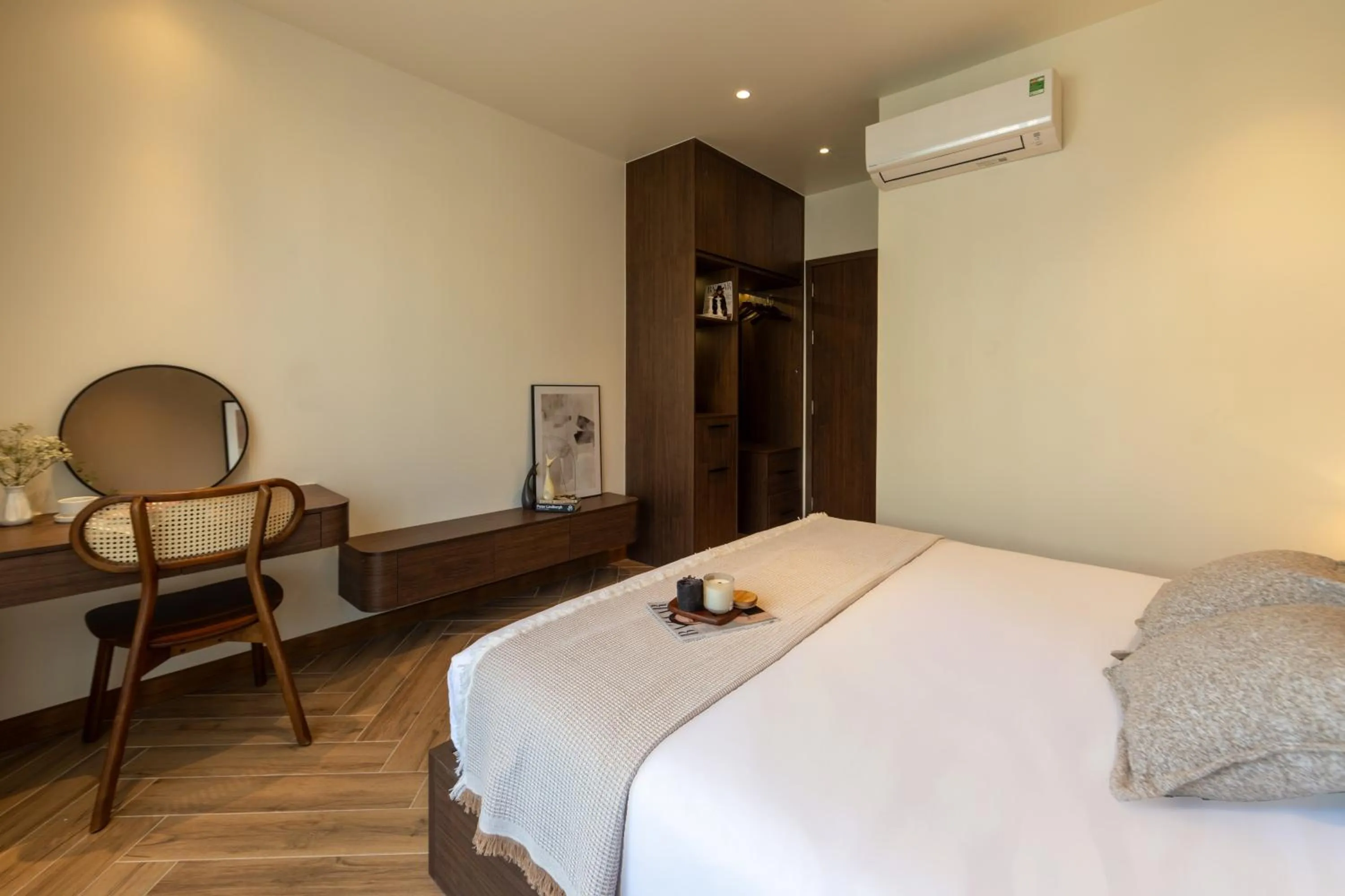 Bed in TTR Central Apart Hotel