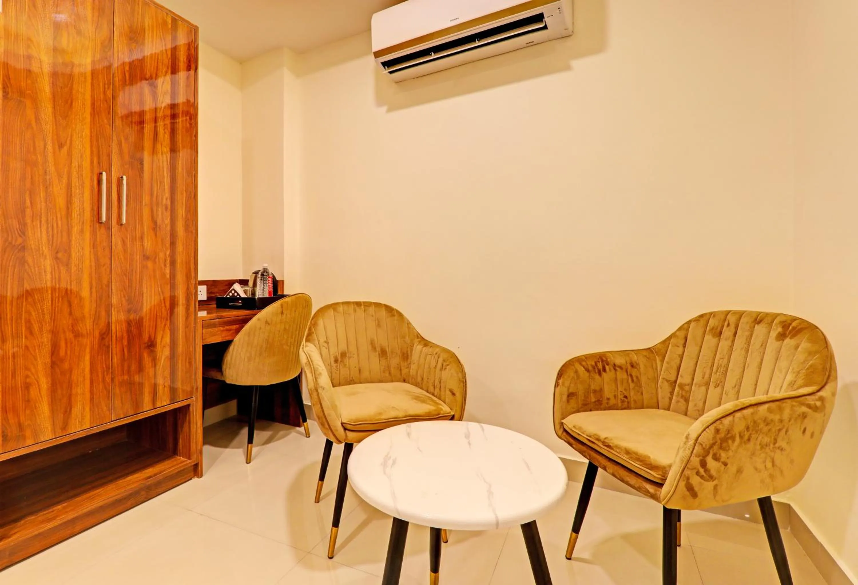 Seating area in Hotel Heera Grand