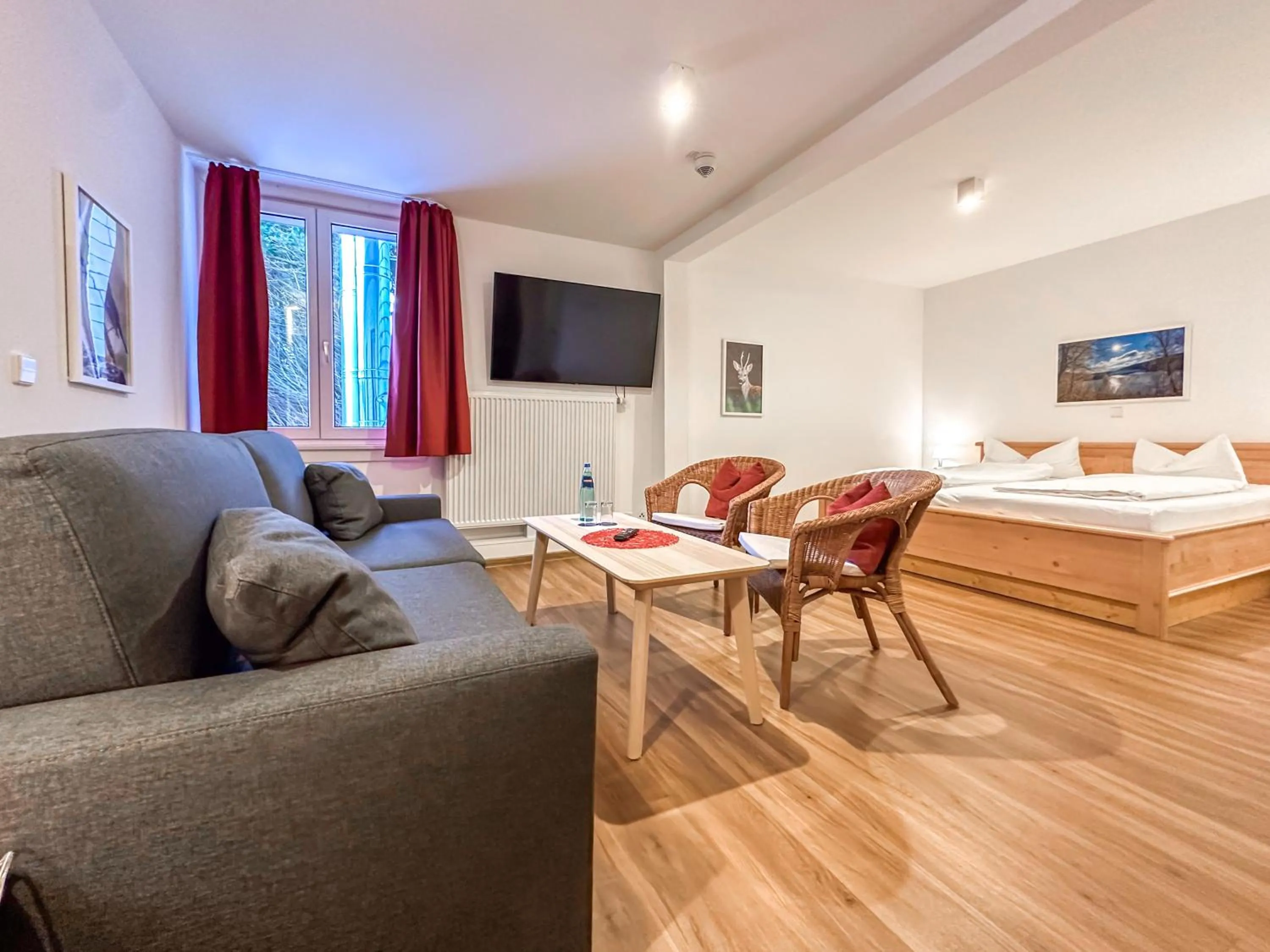 Bed in Gasthof Lafette