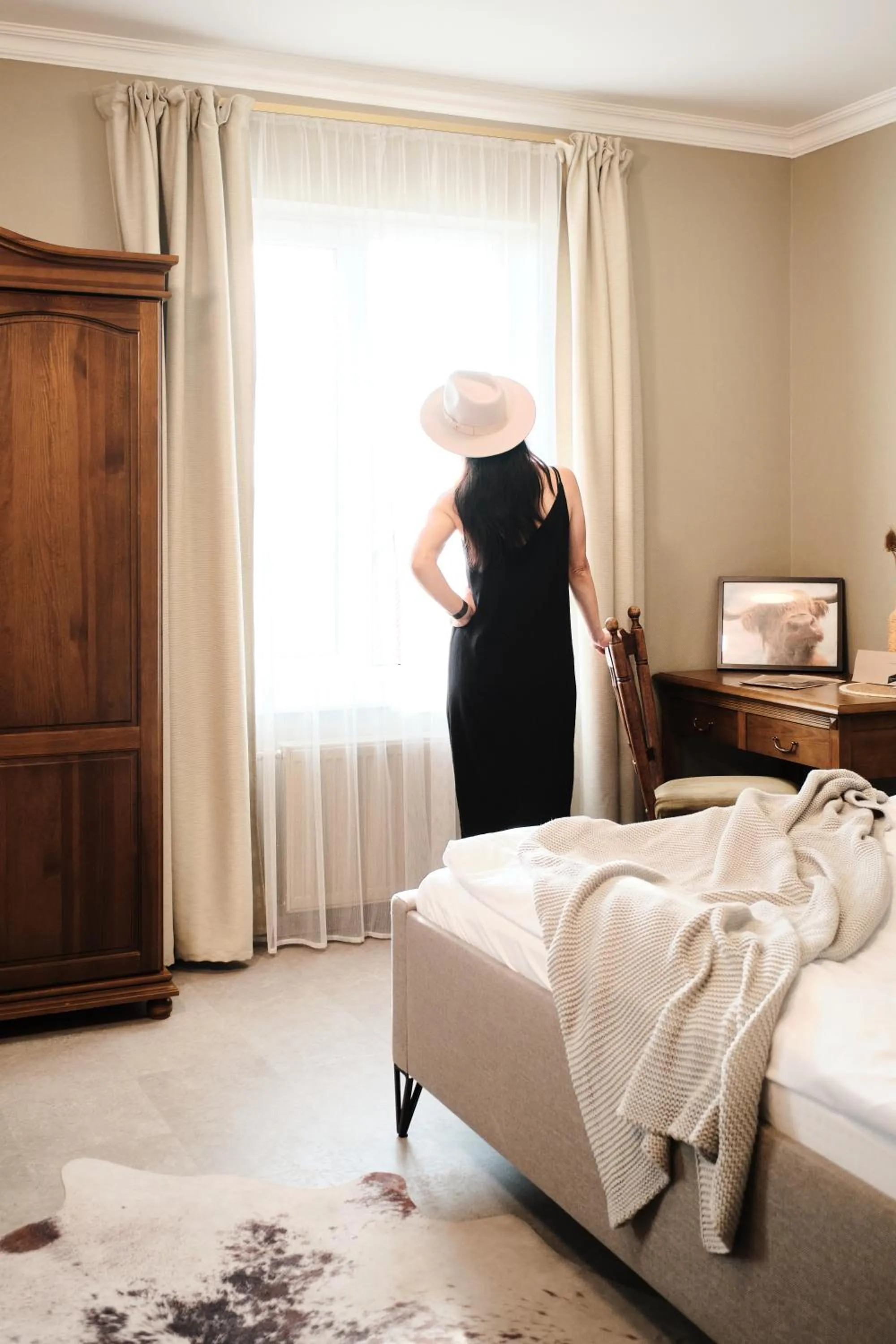 View (from property/room), Bed in Hotel Pernigele