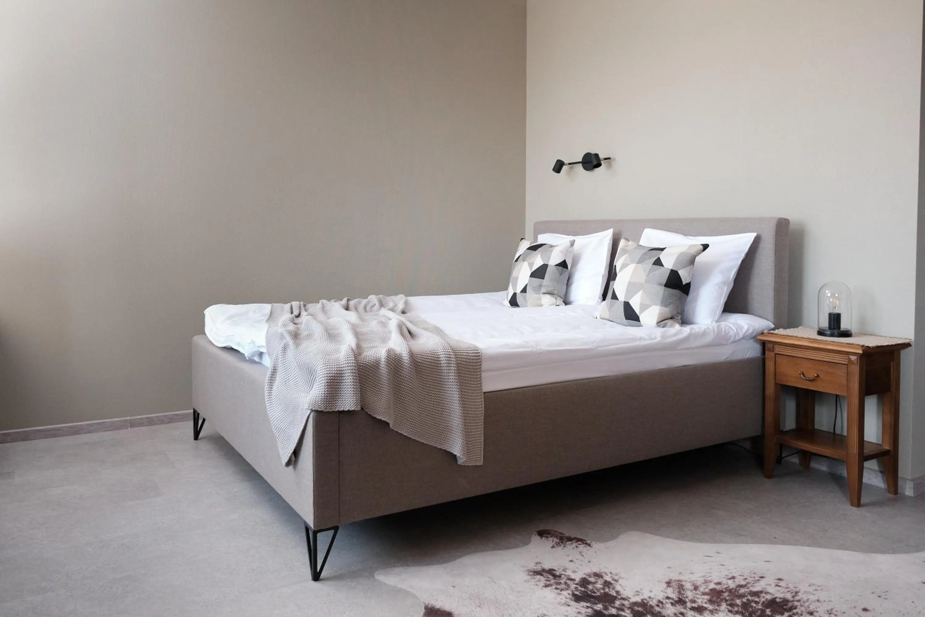 Bed in Hotel Pernigele