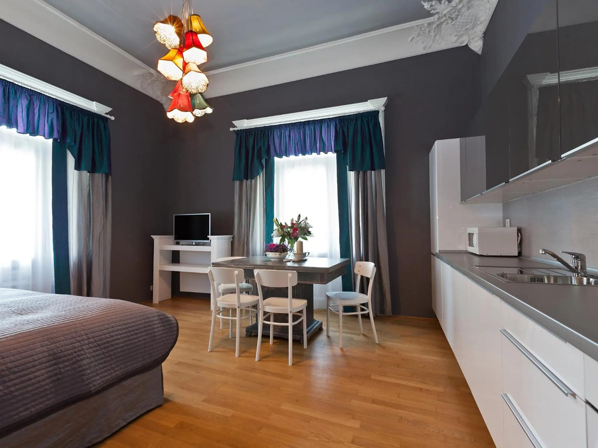 Kitchen or kitchenette in Royal Prague City Apartments