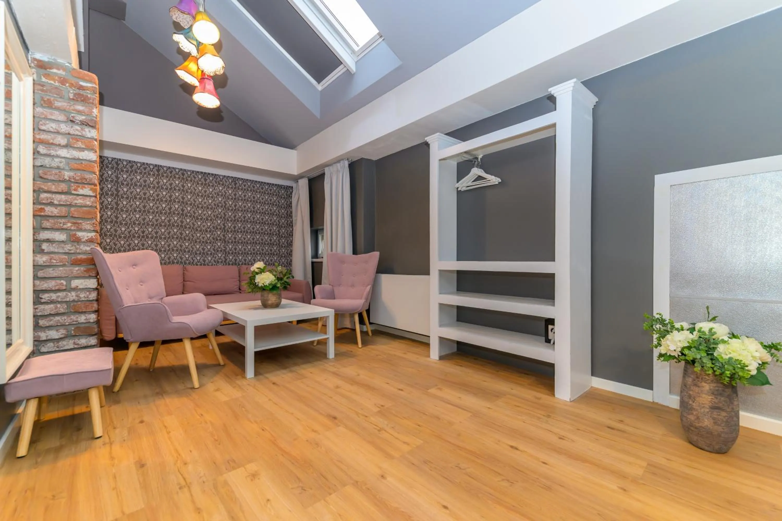 Seating area in Royal Prague City Apartments