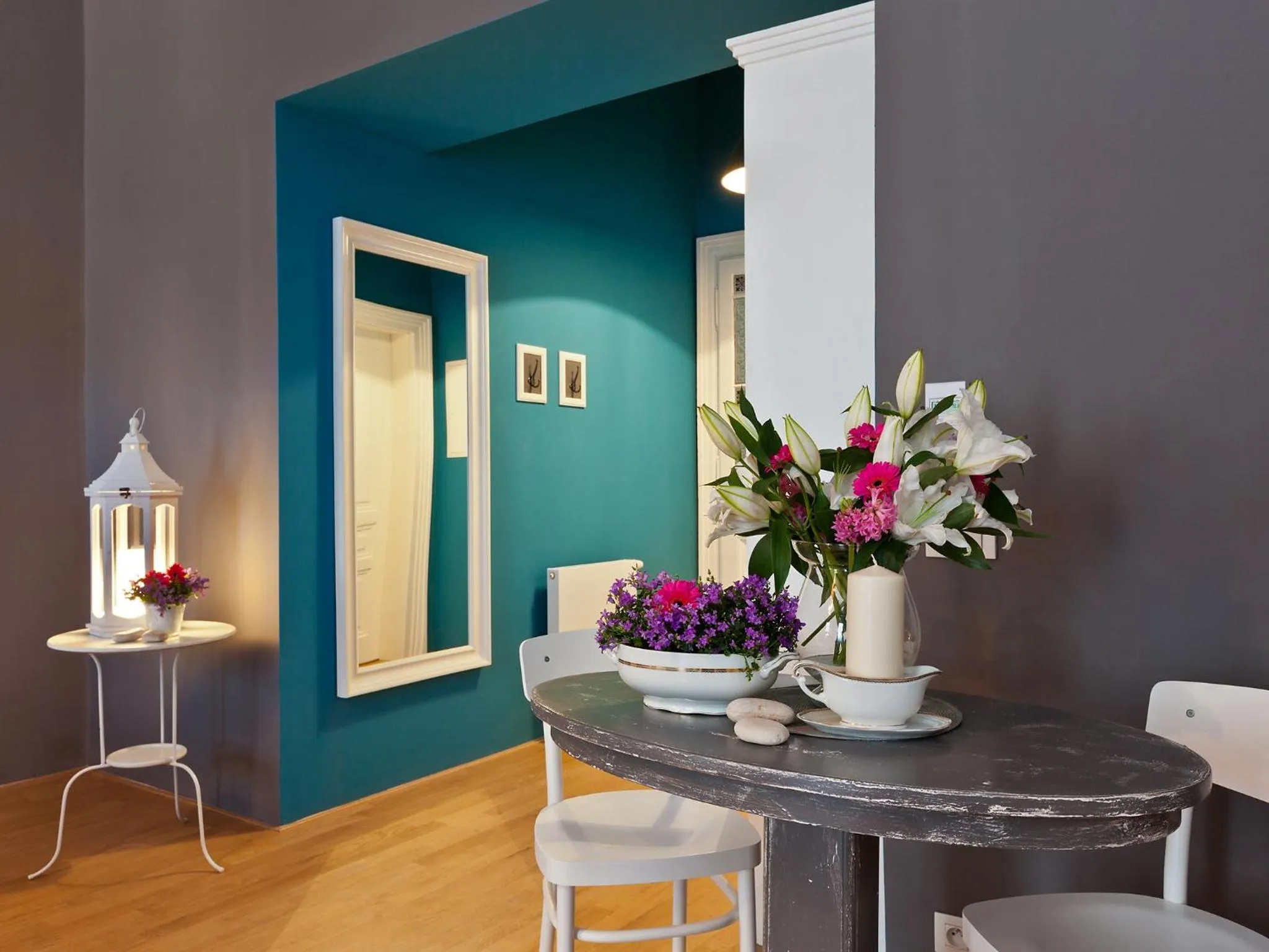 Seating area in Royal Prague City Apartments