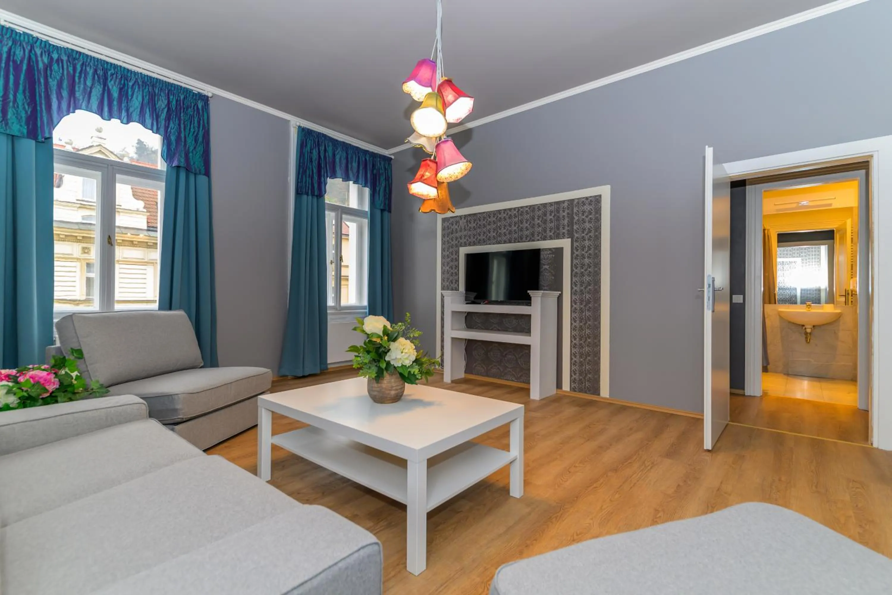 Living room in Royal Prague City Apartments