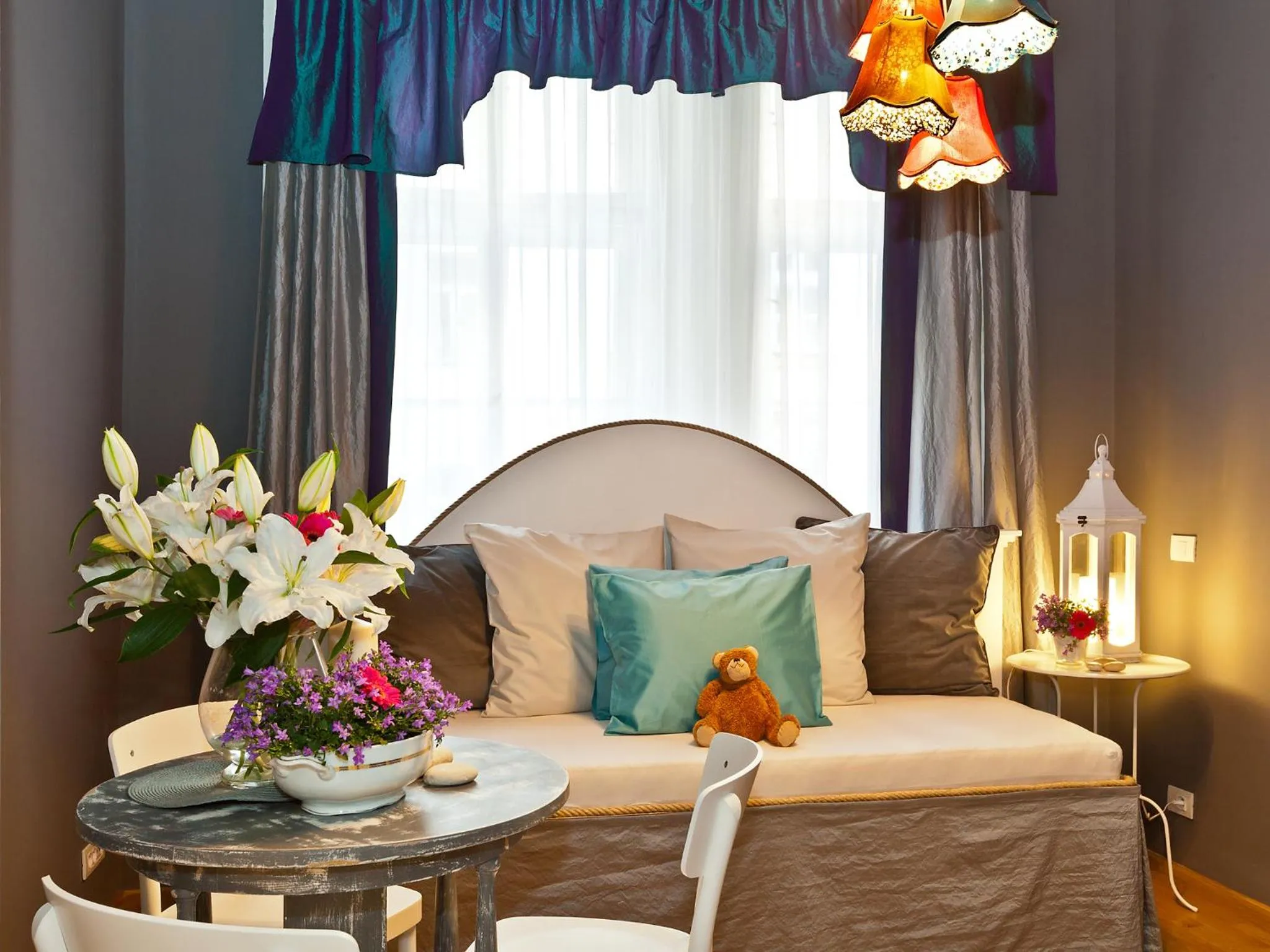 Seating area, Bed in Royal Prague City Apartments