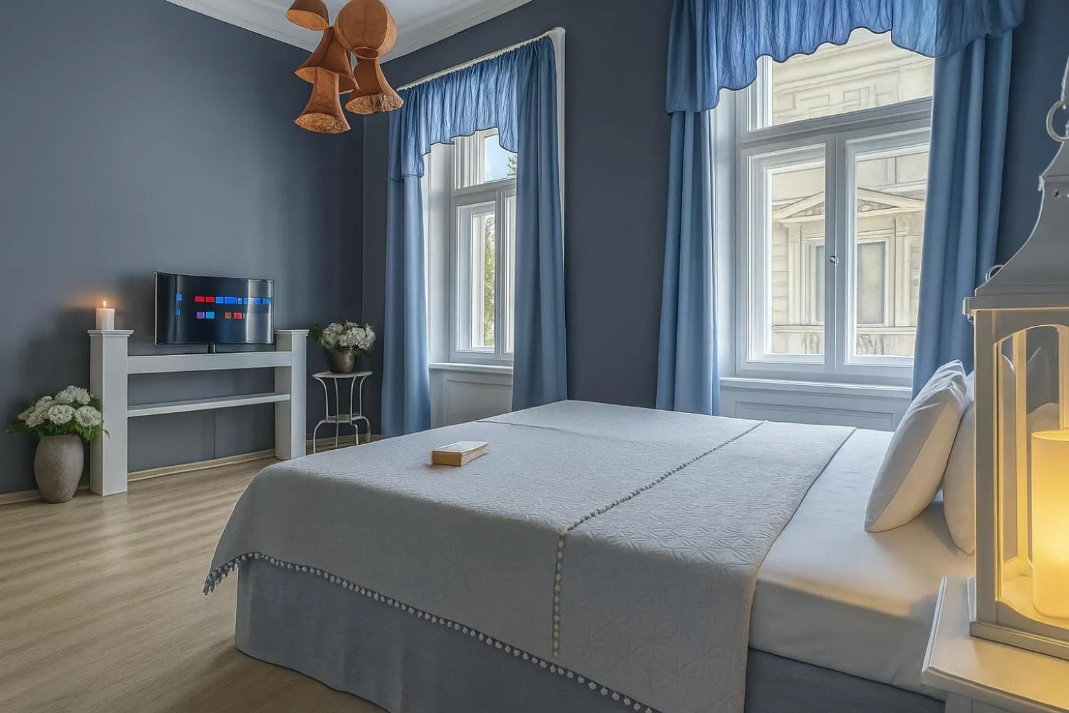 Bed in Royal Prague City Apartments