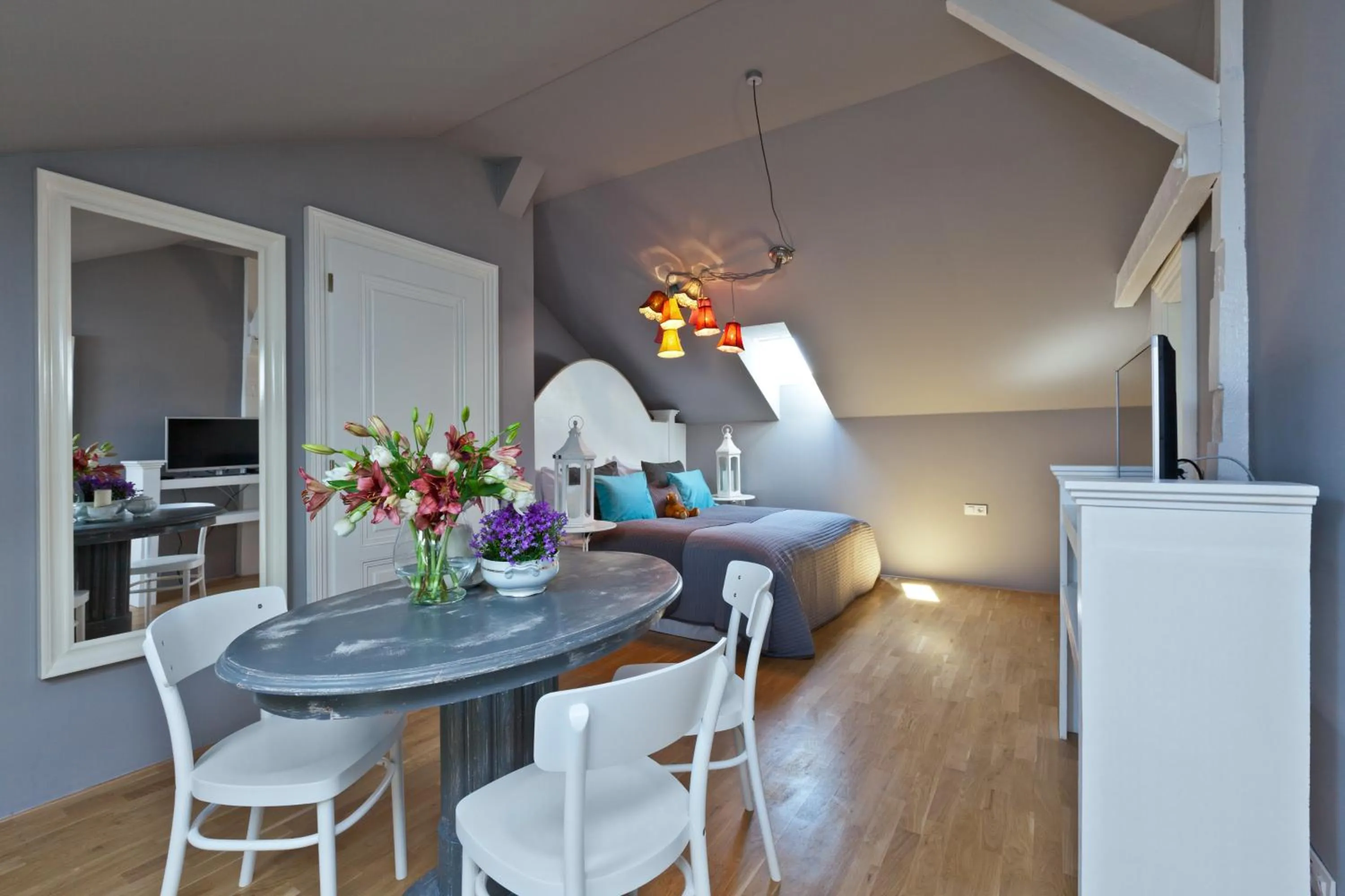 Seating area in Royal Prague City Apartments