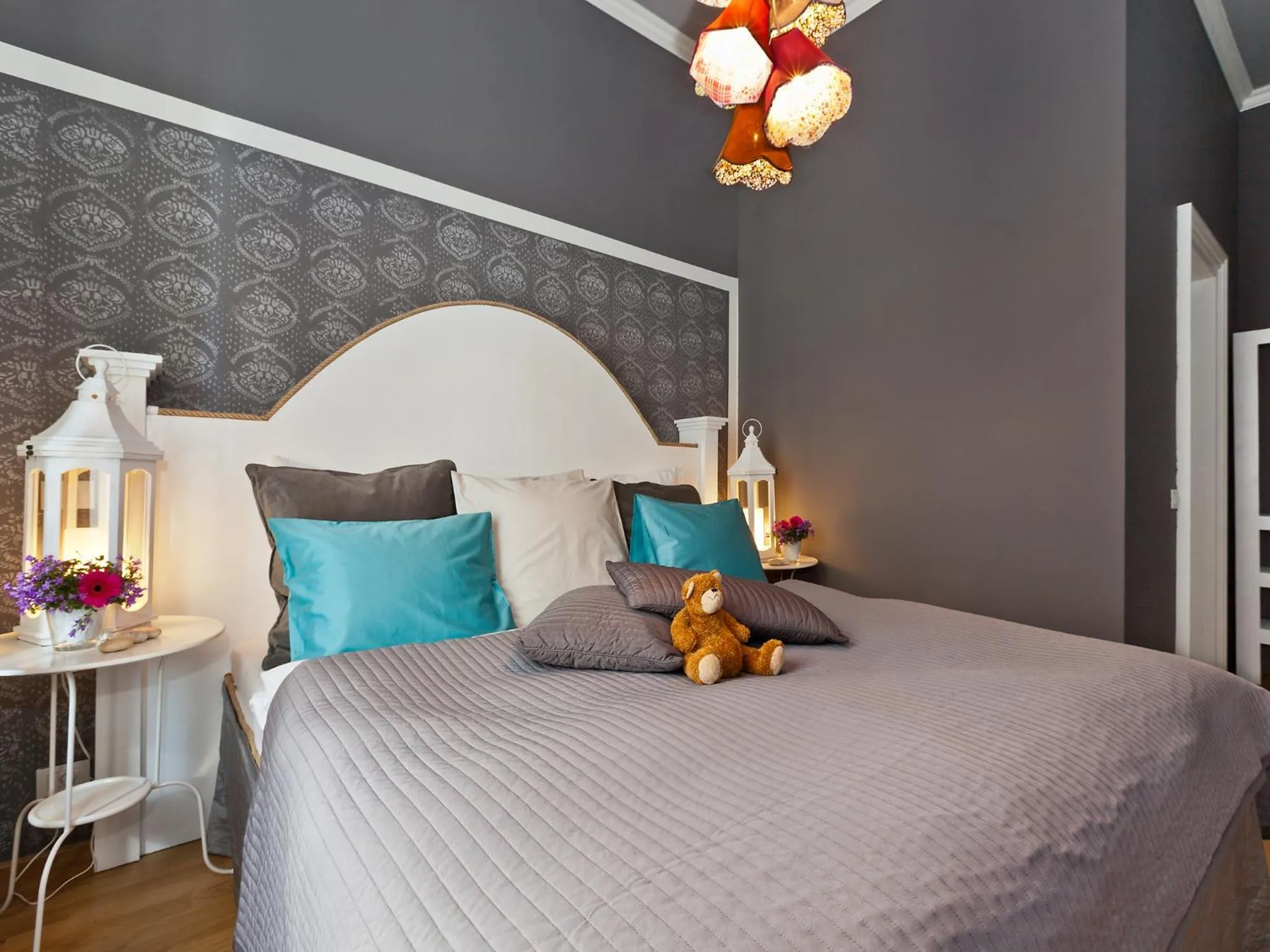 Bed in Royal Prague City Apartments