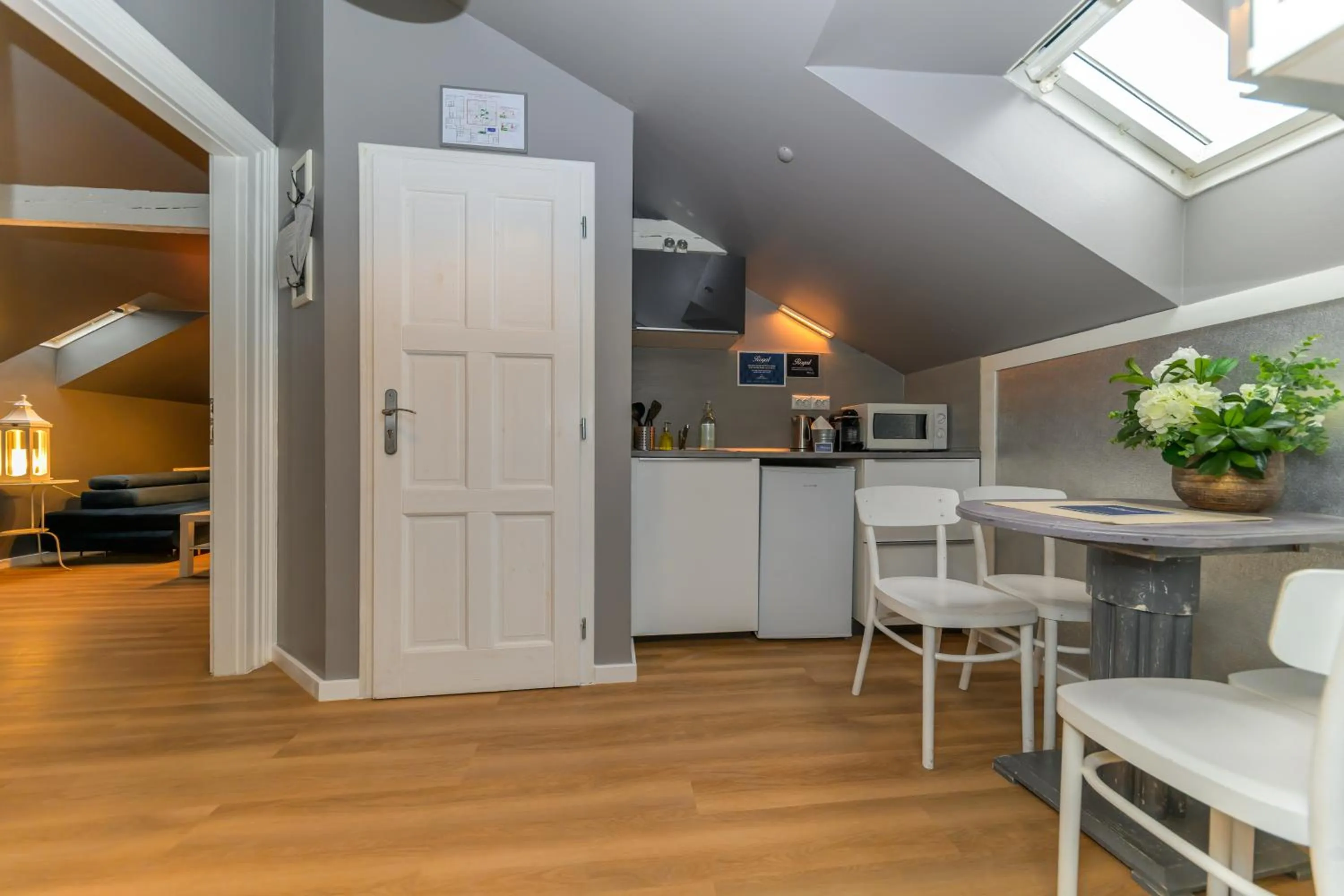 Kitchen or kitchenette in Royal Prague City Apartments