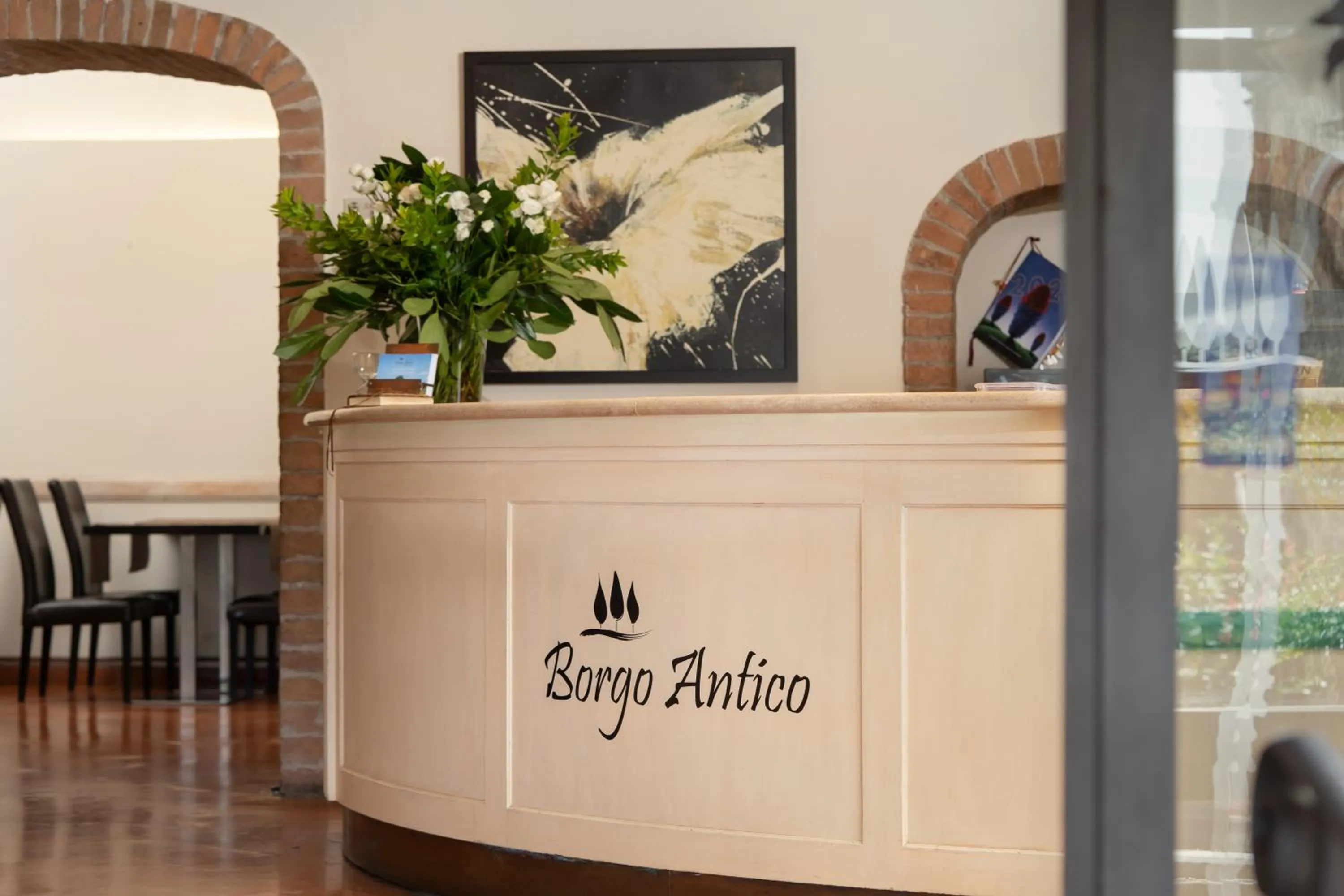 Lobby or reception in Hotel Ristorante Borgo Antico