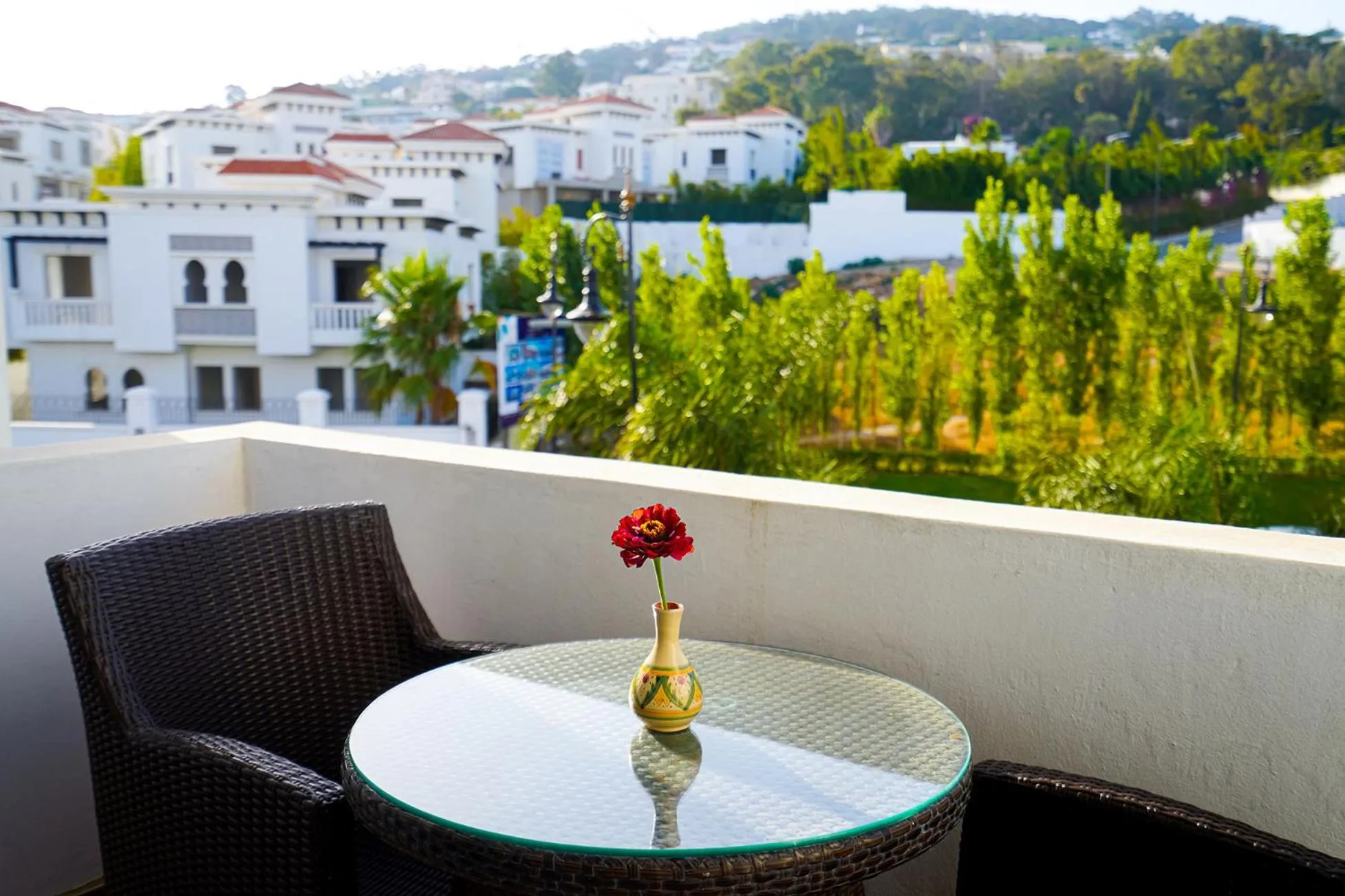 Balcony/Terrace in Hotel Andalucia Tangier