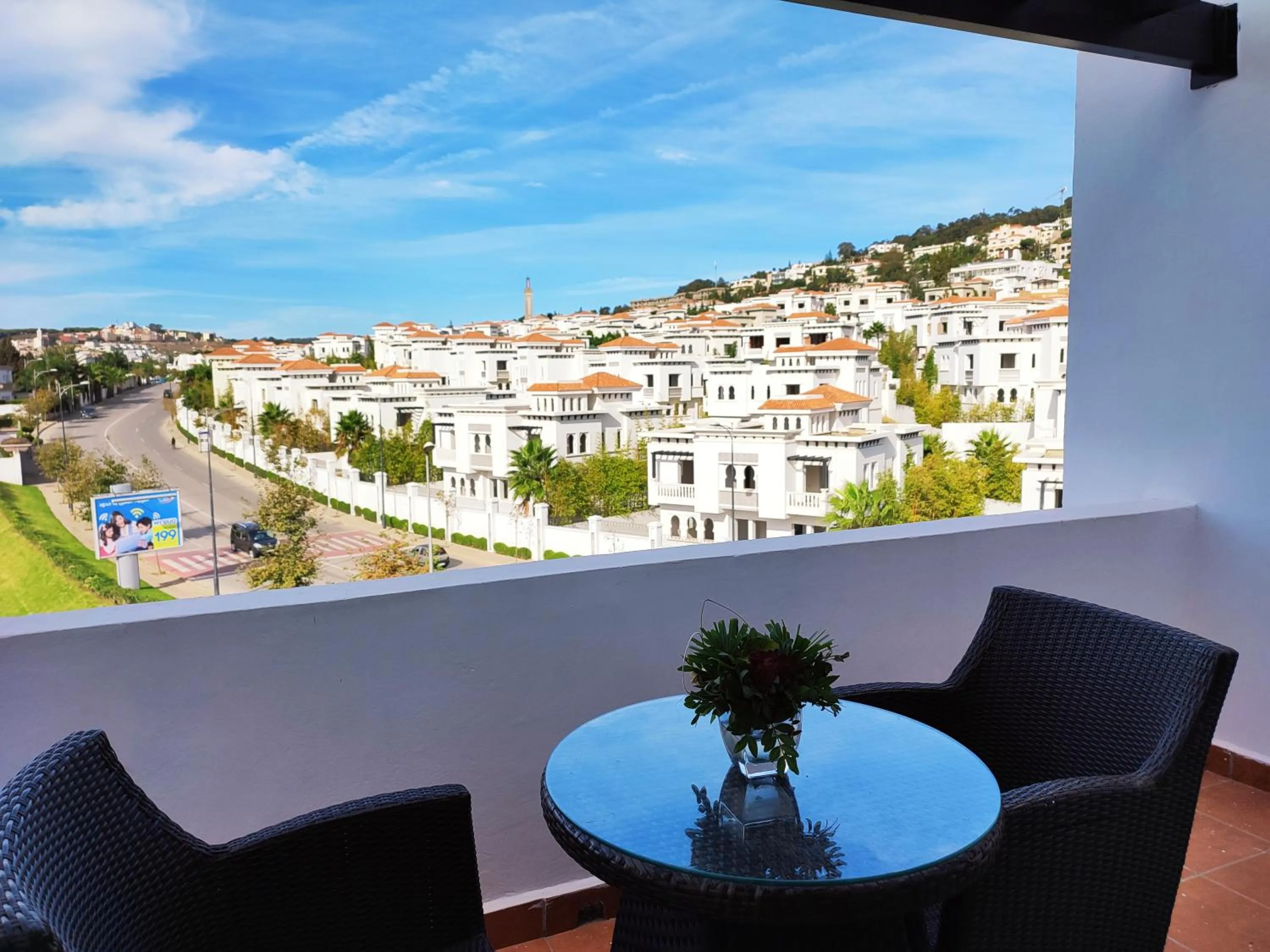 Balcony/Terrace in Hotel Andalucia Tangier