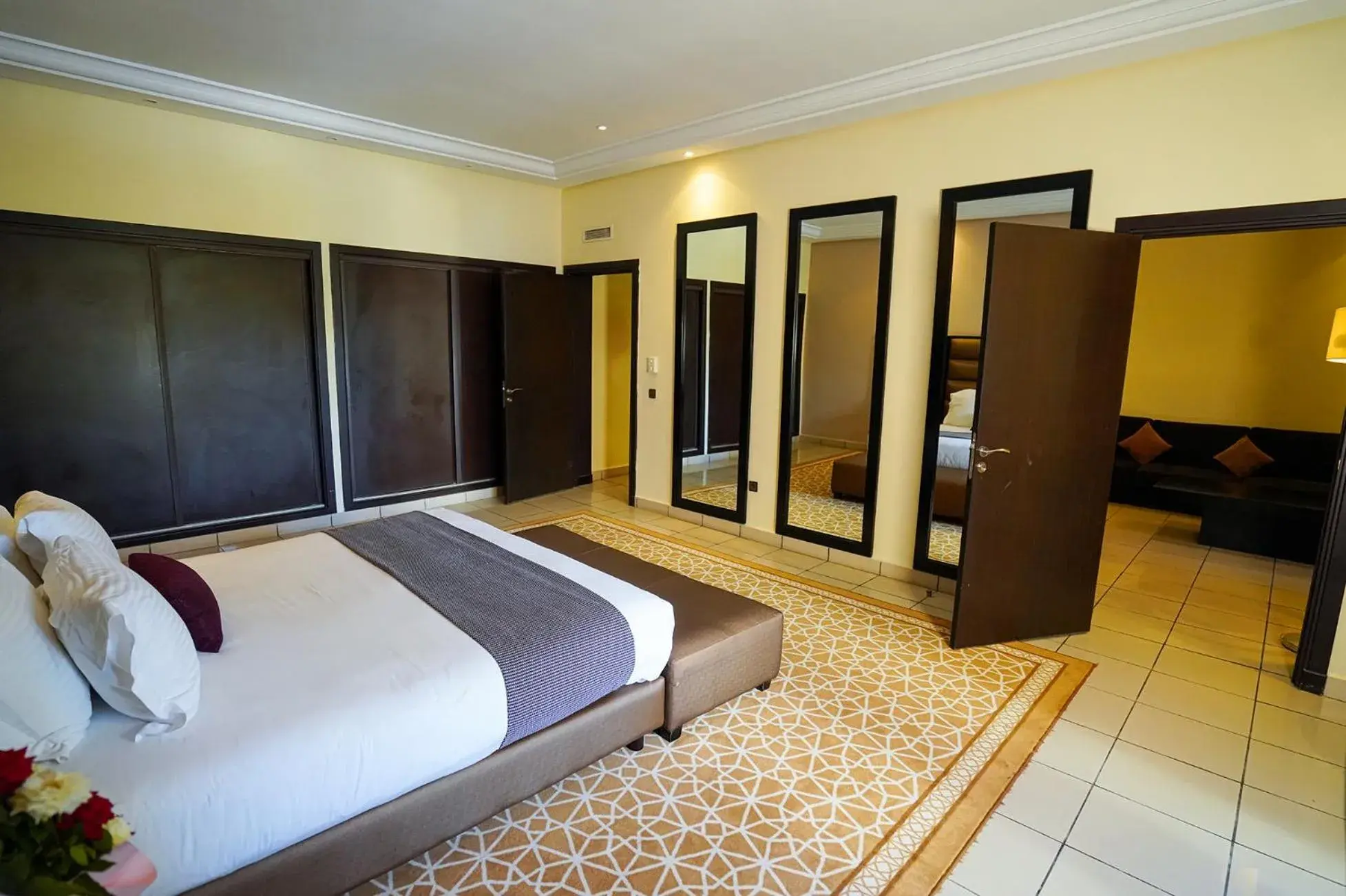 Bed in Hotel Andalucia Tangier Bed in Hotel Andalucia Tangier