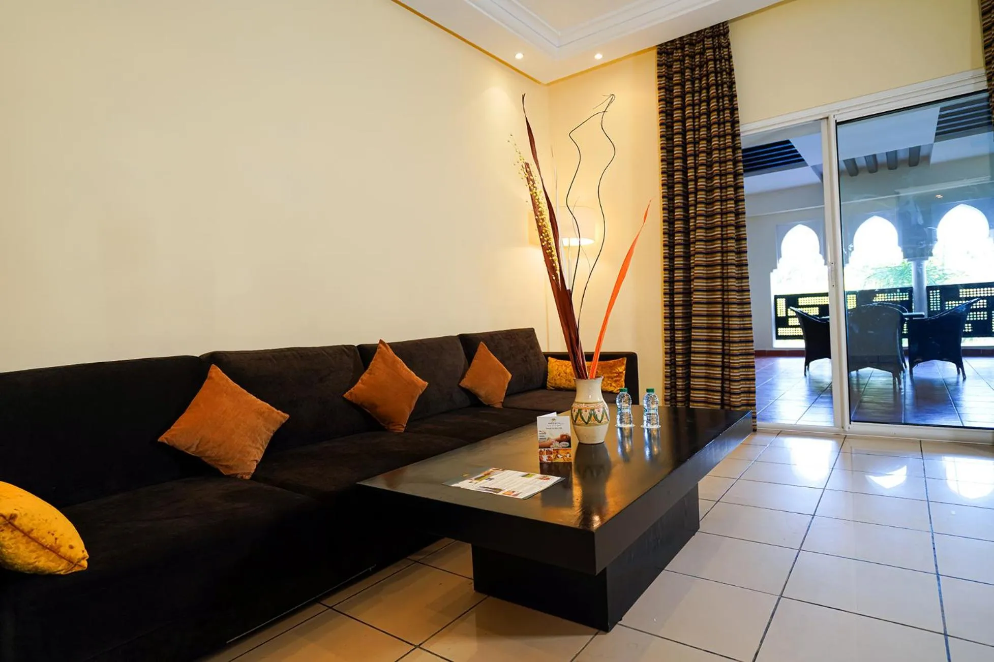 Living room in Hotel Andalucia Tangier