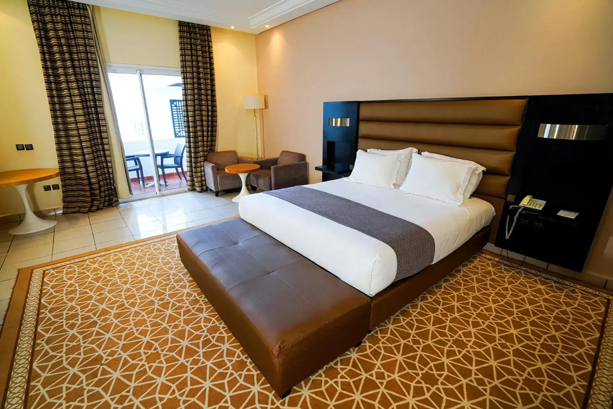 Bed in Hotel Andalucia Tangier Bed in Hotel Andalucia Tangier