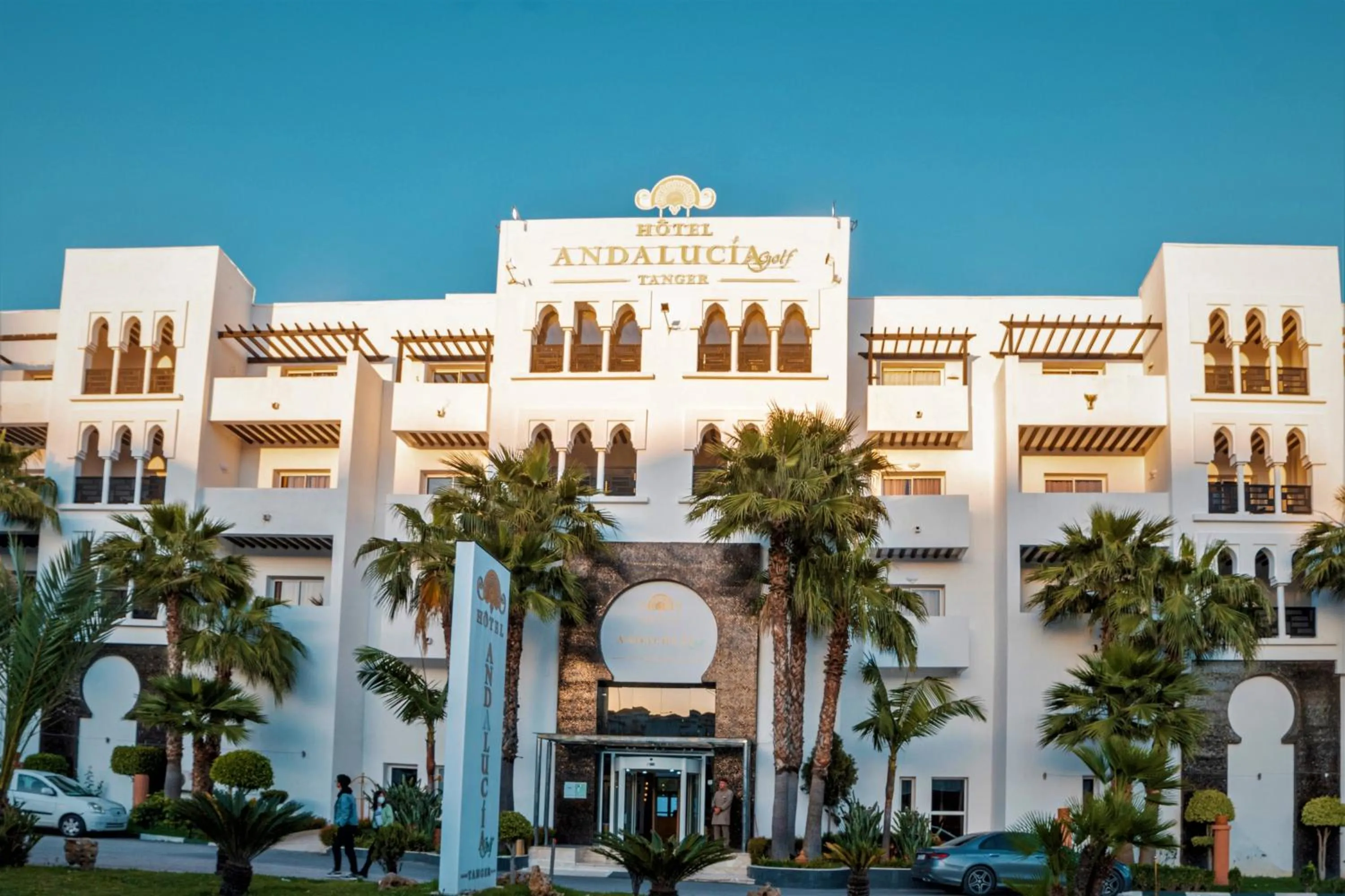 Facade/entrance in Hotel Andalucia Tangier