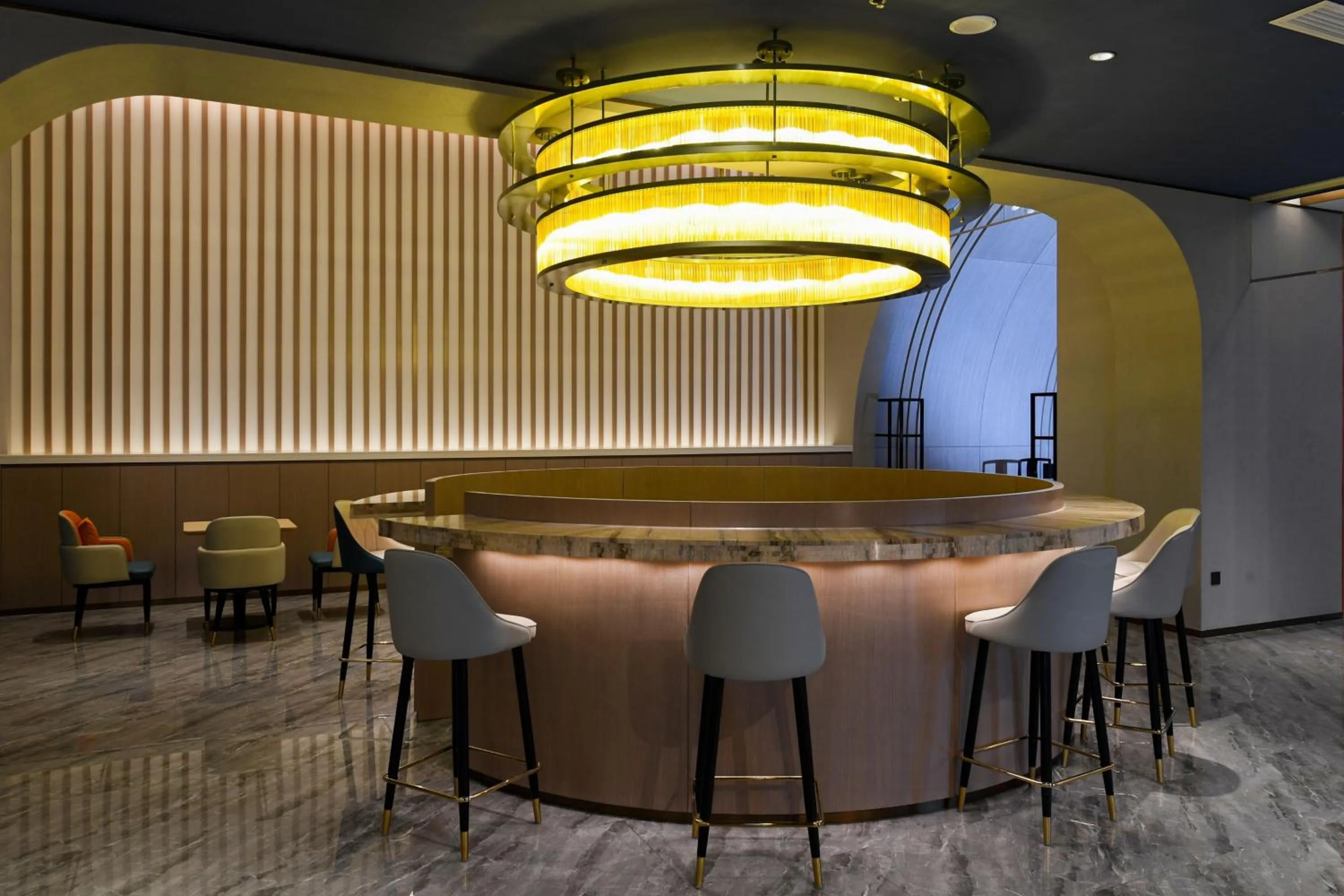 Lounge or bar in Holiday Inn Express Tianjin Binhai by IHG