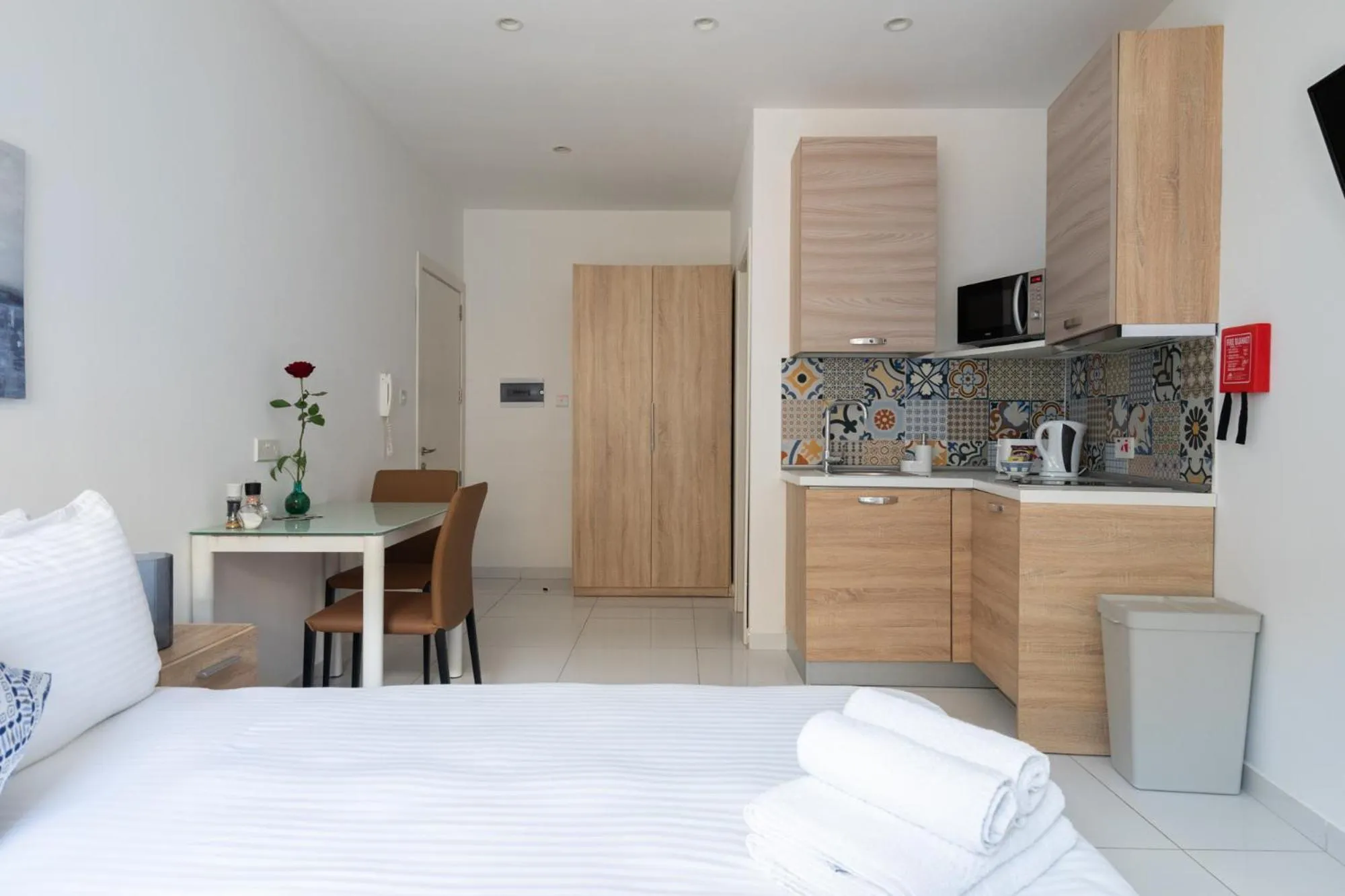 Bed in Marina Studios