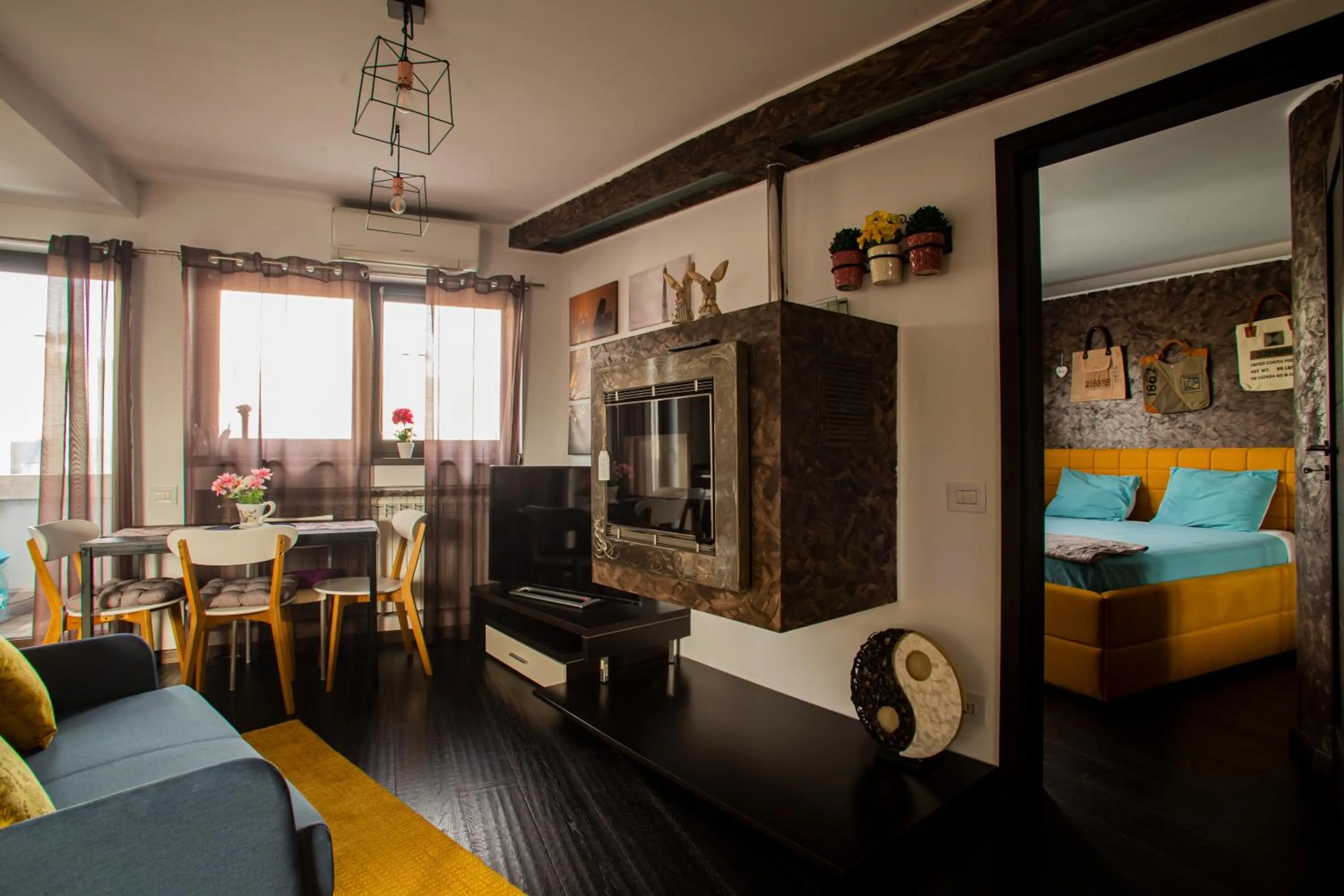 Living room in Amo Bucharest