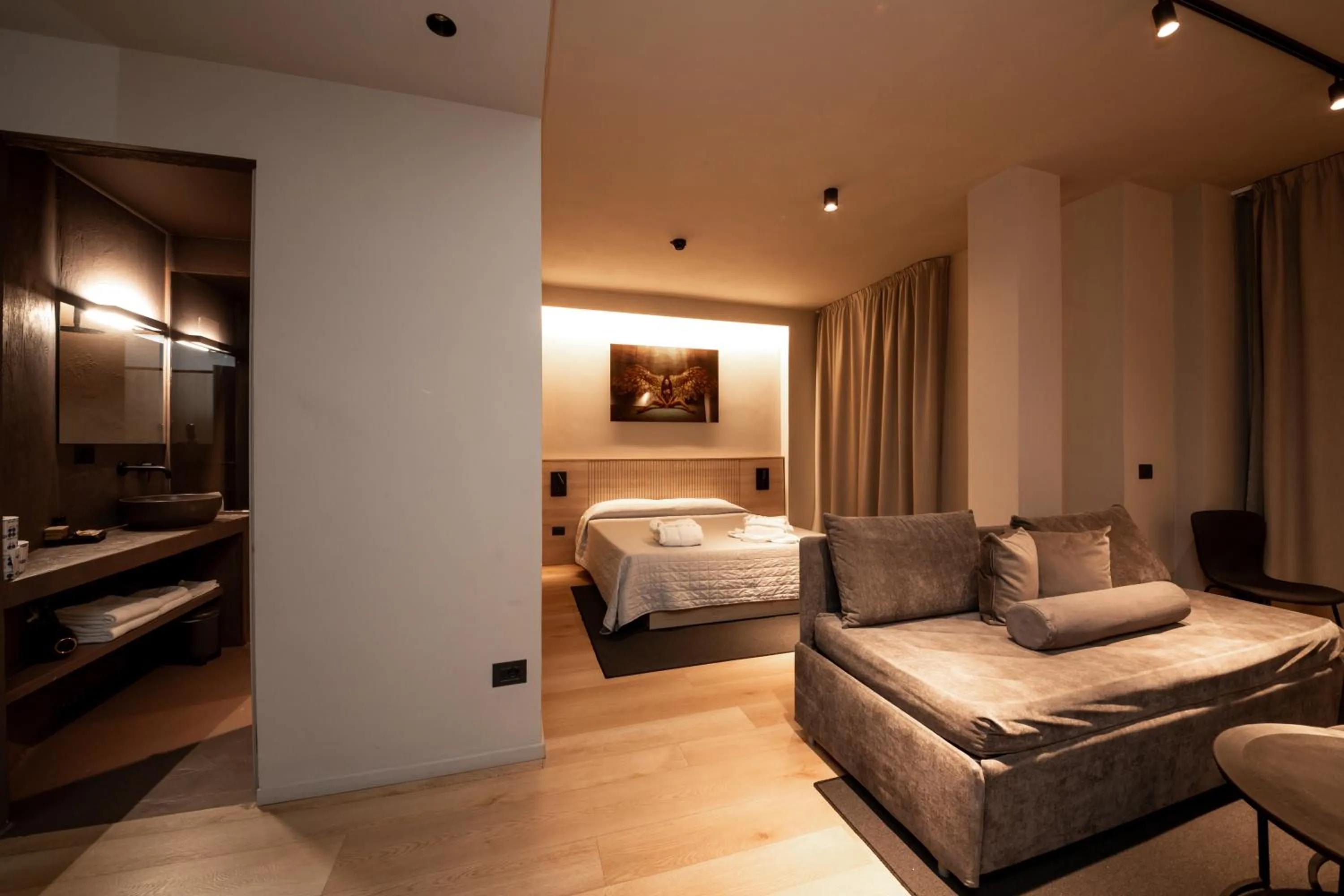 Bedroom, Bed in Mima Aparthotel Boutique & Spa