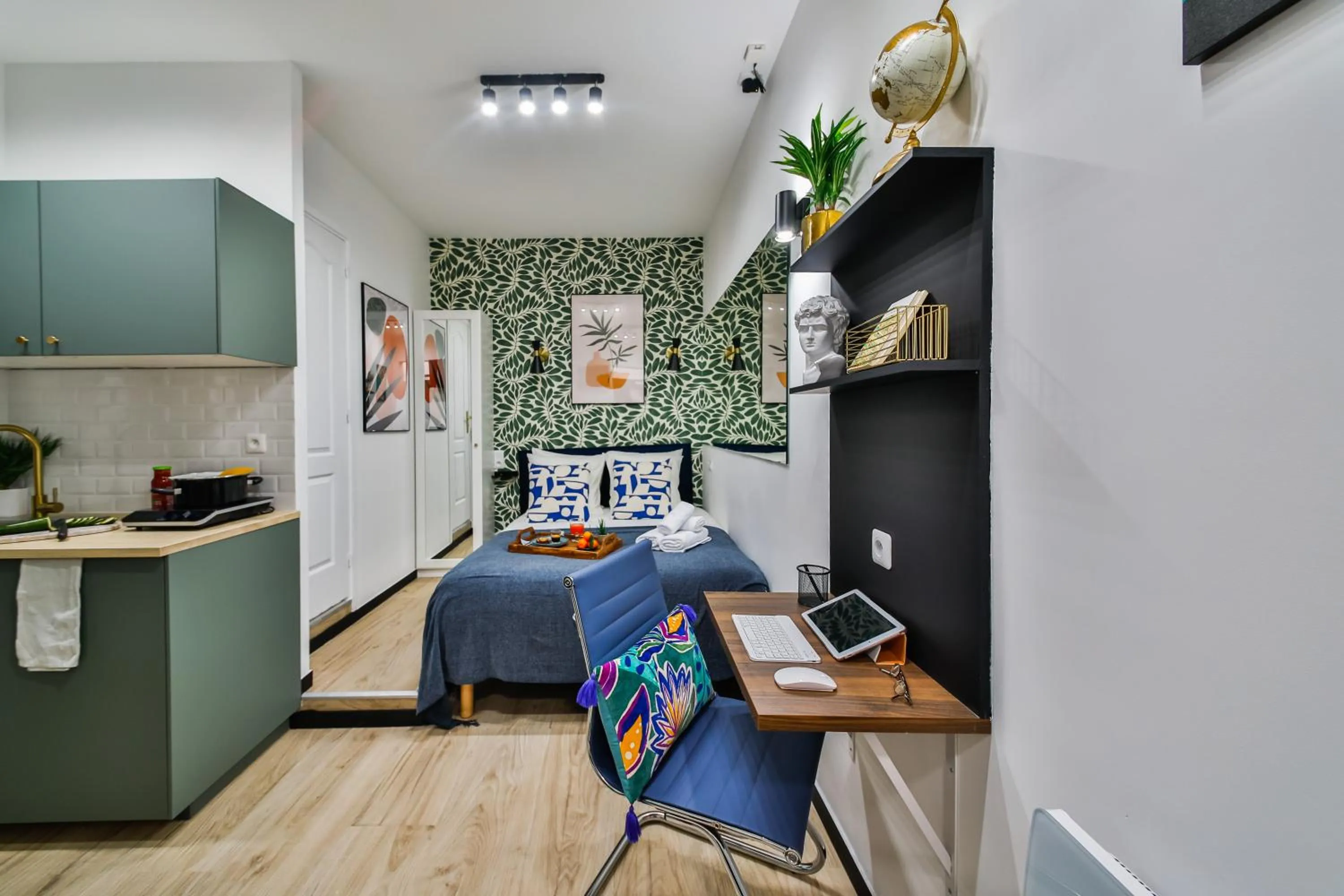 Photo of the whole room, Bed in WS Opéra - Laffitte