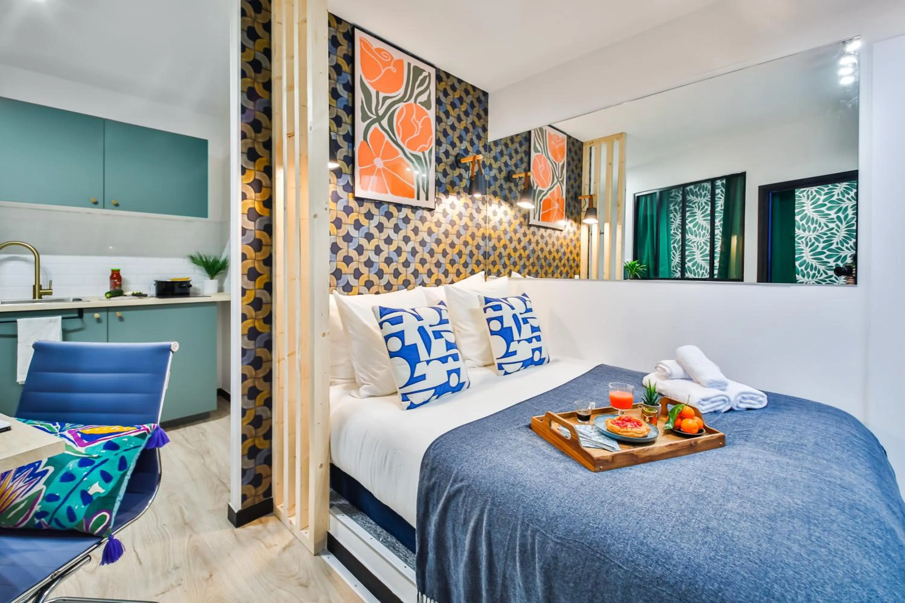 Bedroom, Bed in WS Opéra - Laffitte