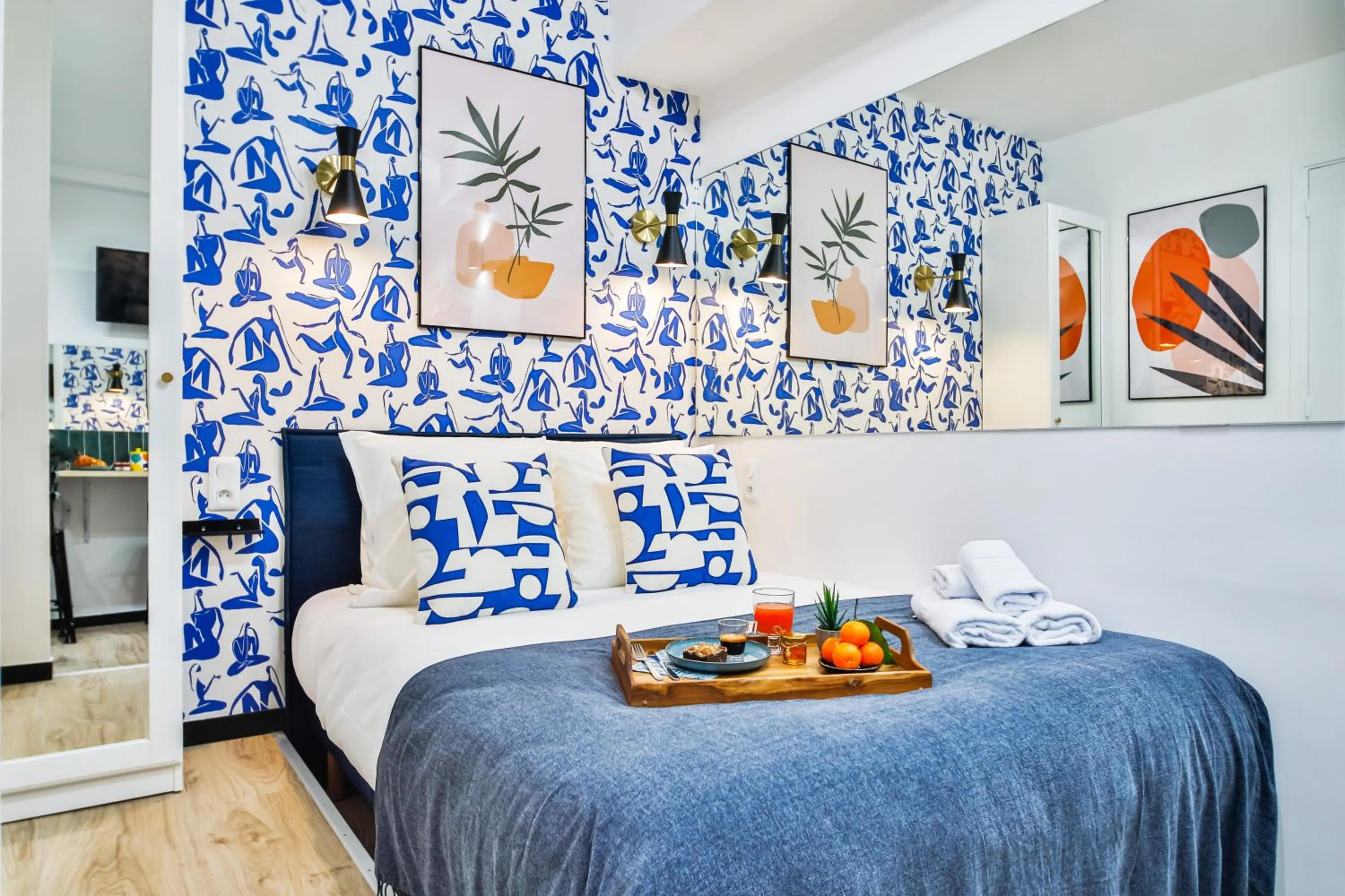 Bedroom, Bed in WS Opéra - Laffitte