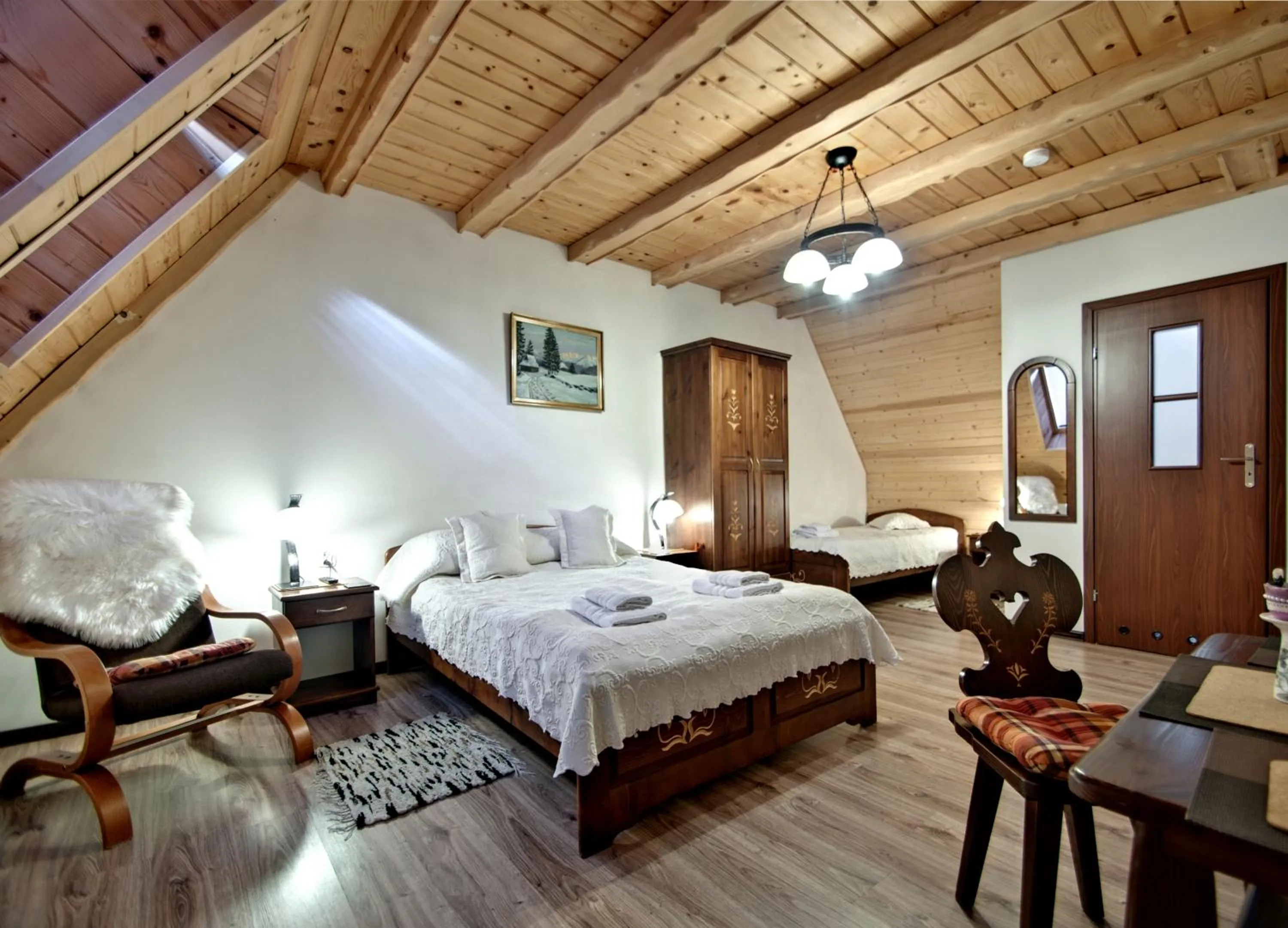 Bedroom, Bed in Magnat Inn Sauna & Relax