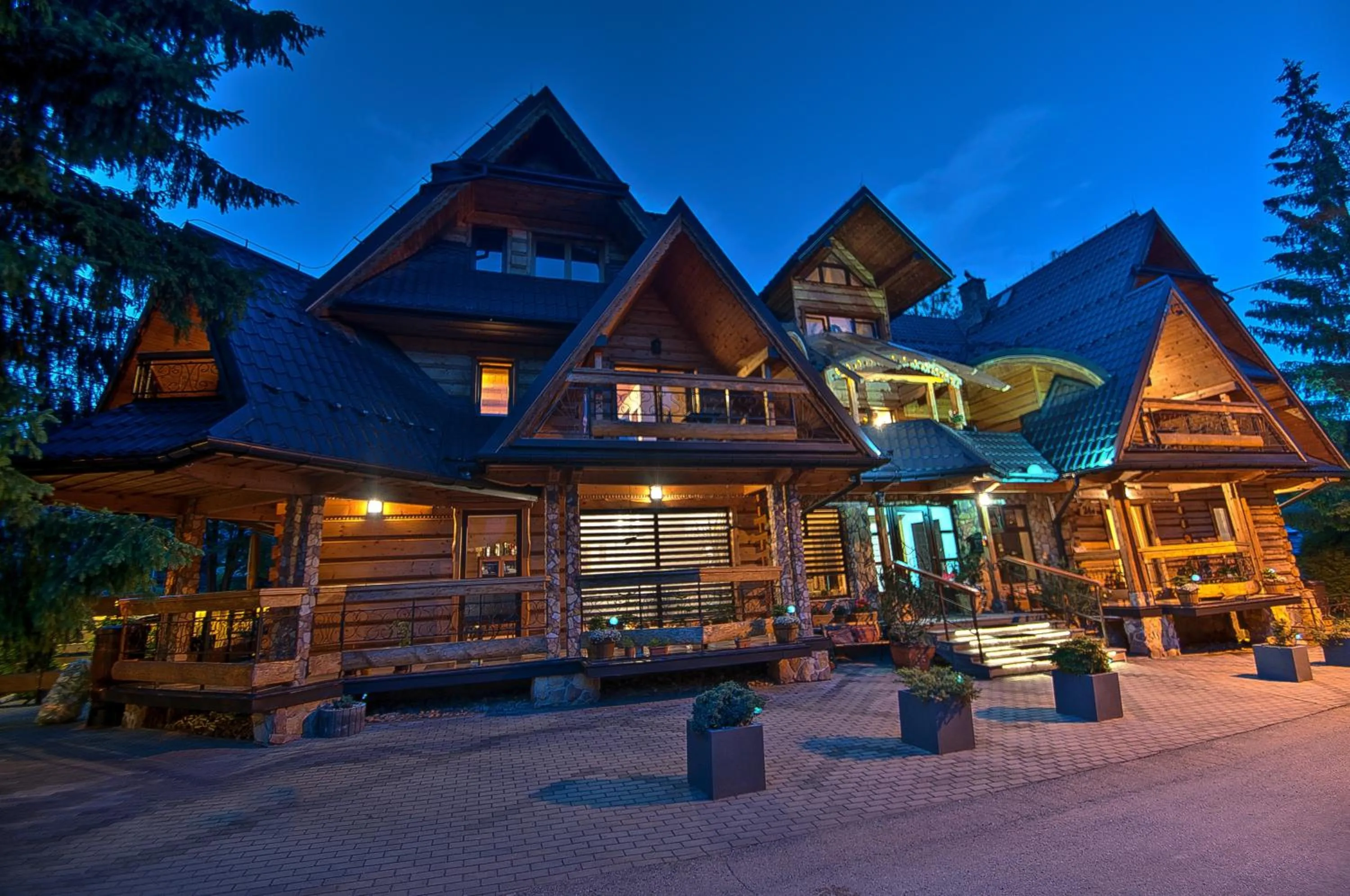 Property building in Magnat Inn Sauna & Relax