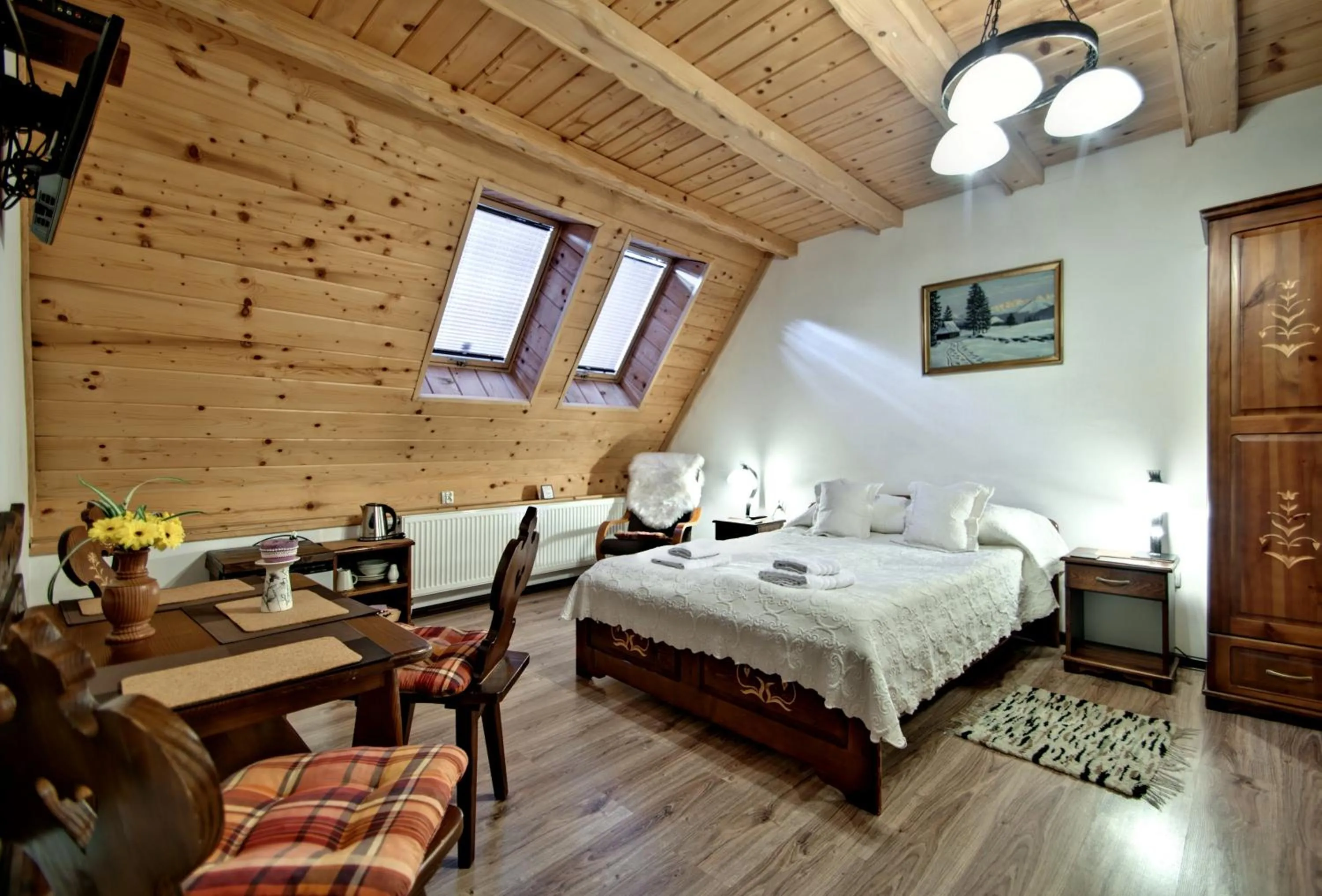 Bedroom, Bed in Magnat Inn Sauna & Relax