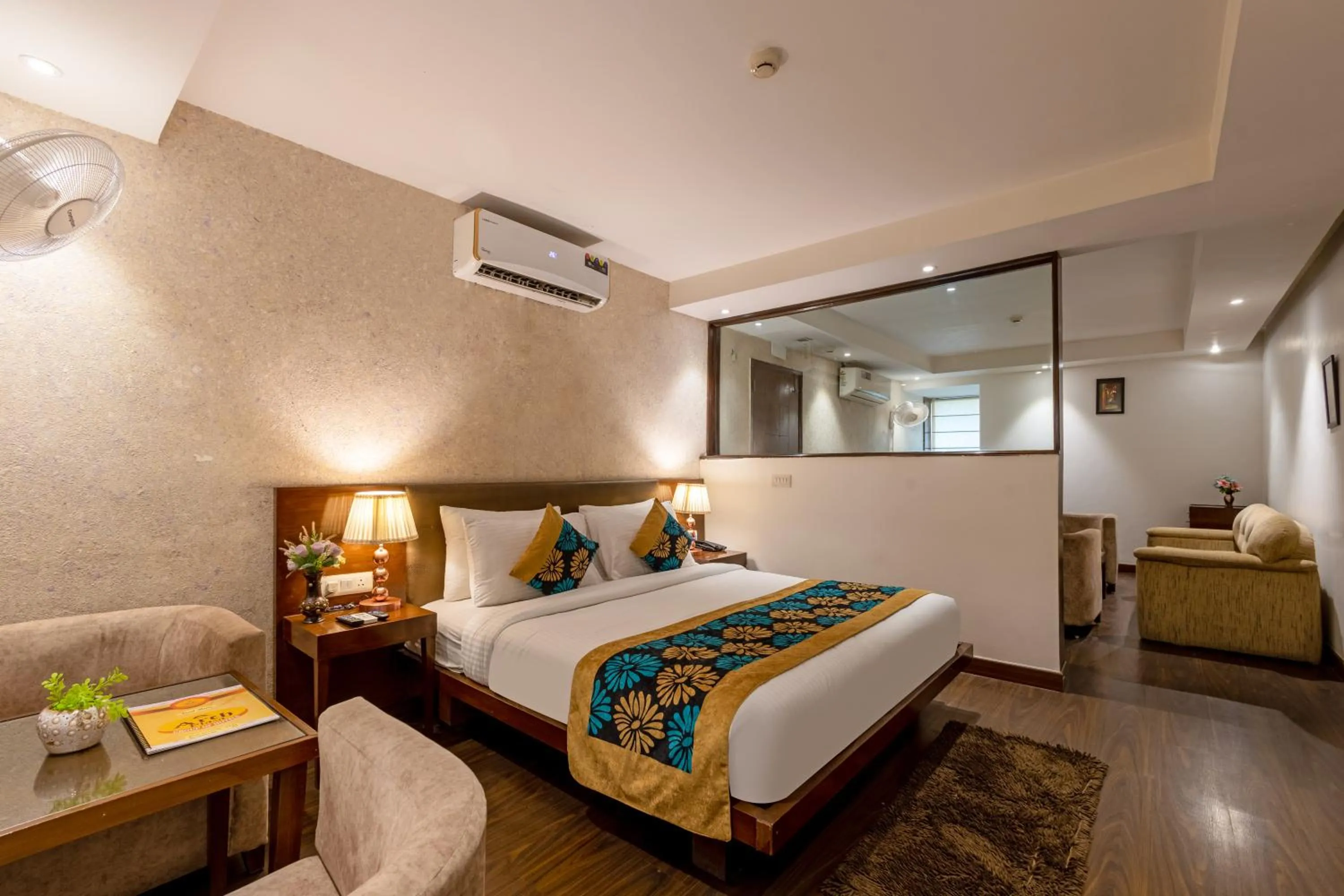 Bed in Hotel Arch Plaza at Yashobhoomi By Arch Group