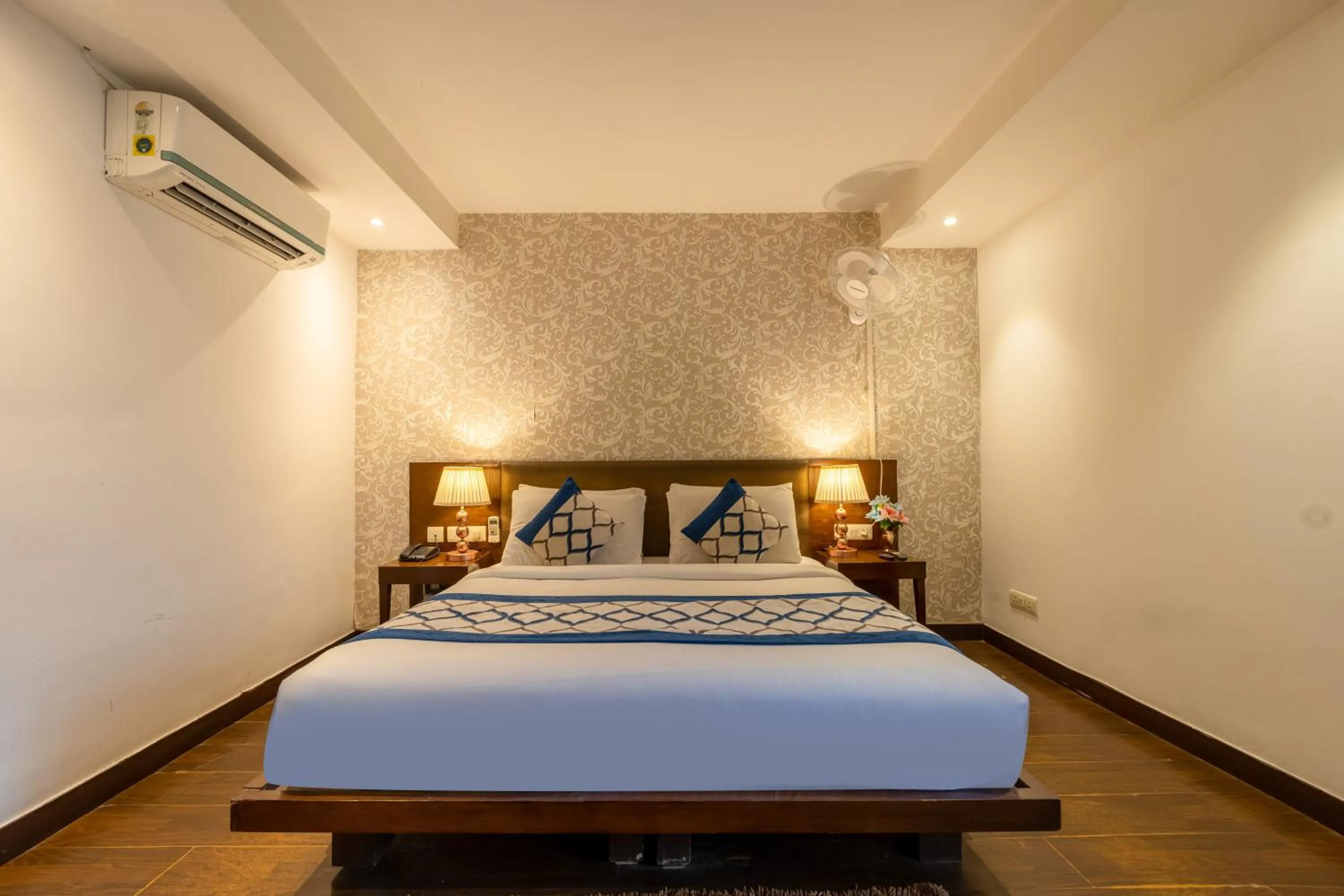Bed in Hotel Arch Plaza at Yashobhoomi By Arch Group