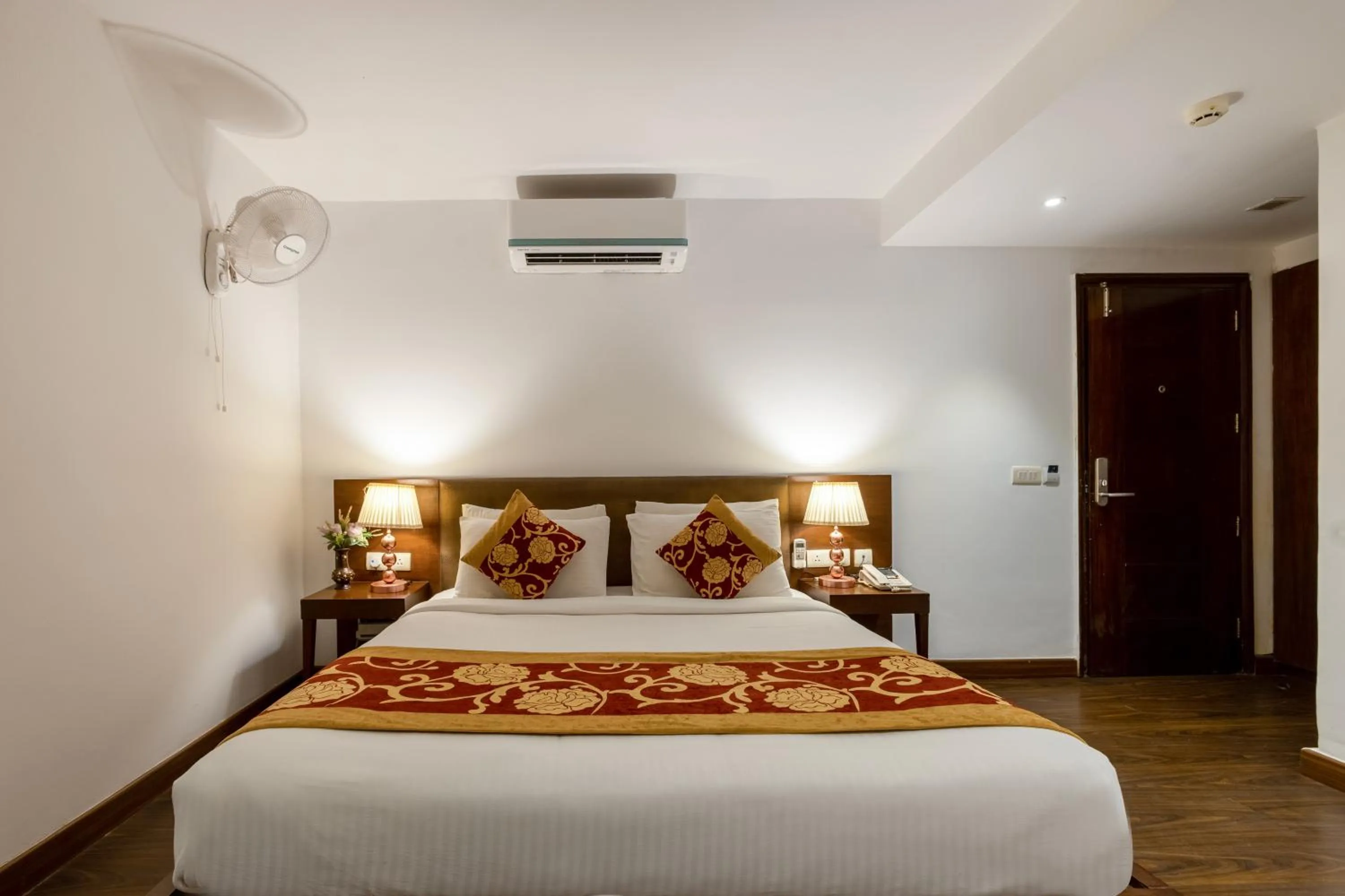 Bed in Hotel Arch Plaza at Yashobhoomi By Arch Group