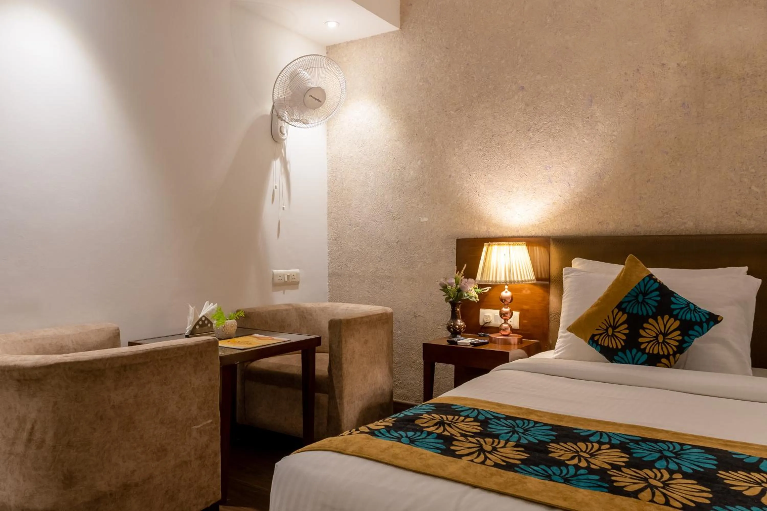 Bed in Hotel Arch Plaza at Yashobhoomi By Arch Group