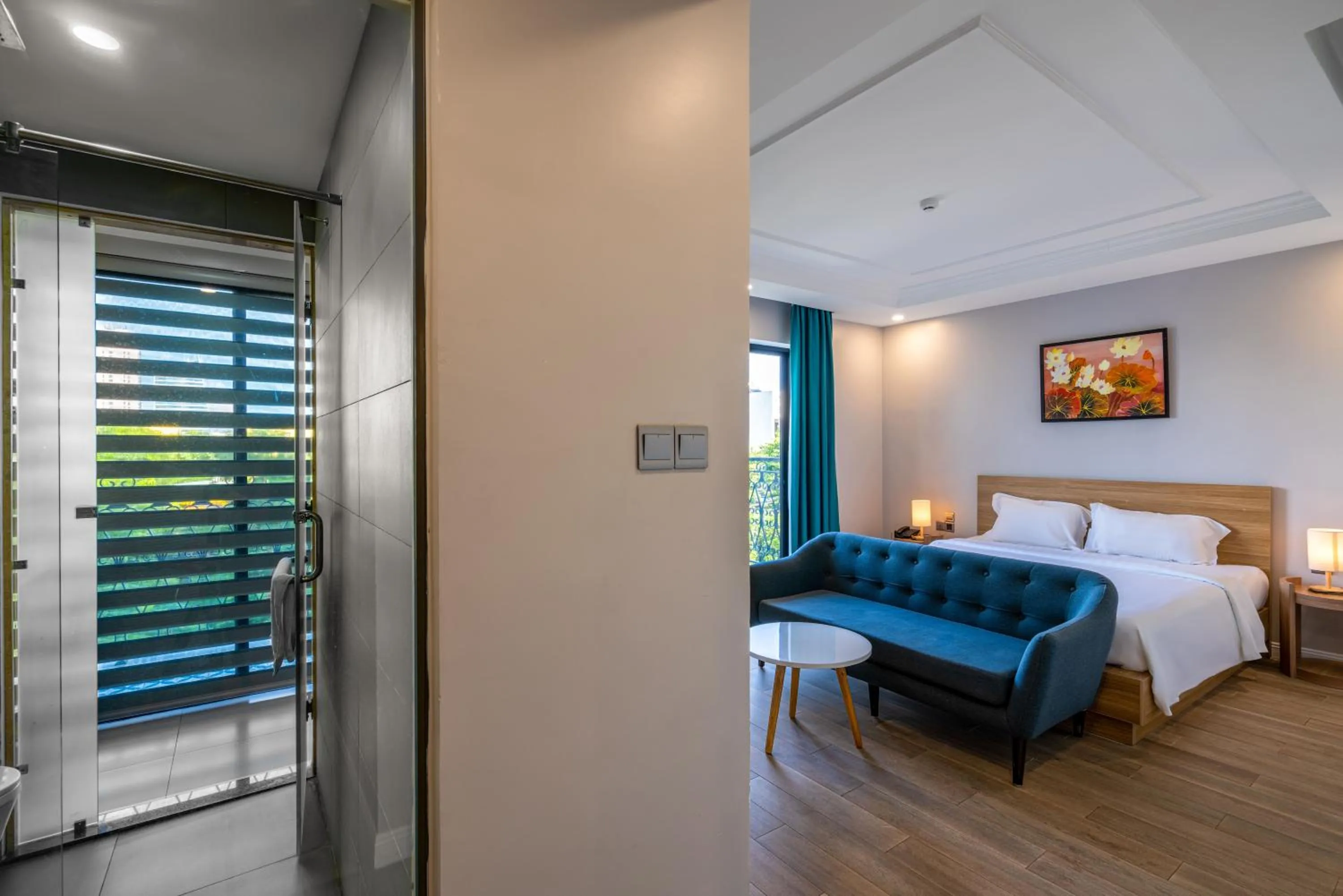 Bedroom, Bed in Le Cap Gym Hotel & Apartments