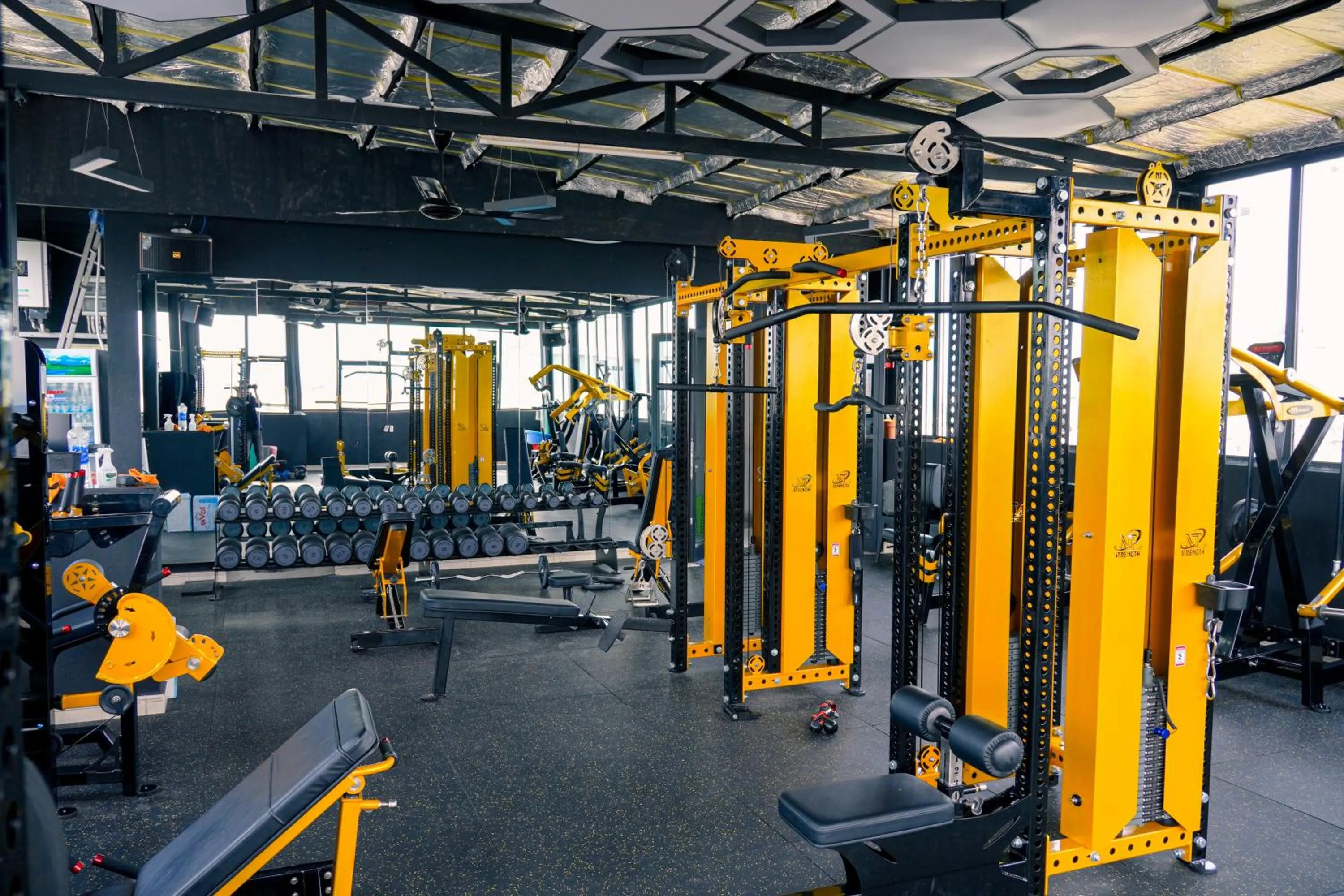 Fitness centre/facilities in Le Cap Gym Hotel & Apartments