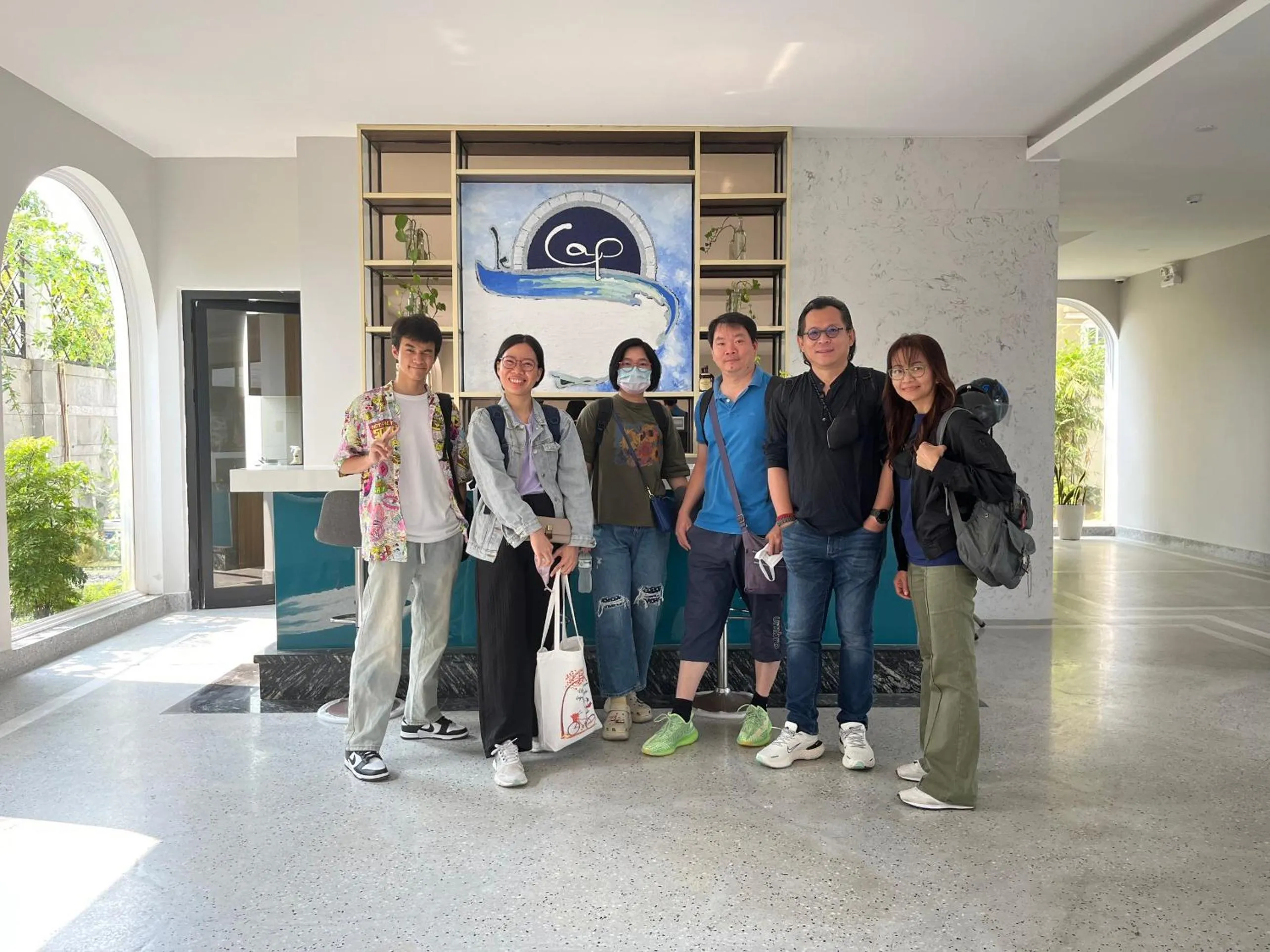 People in Le Cap Gym Hotel & Apartments