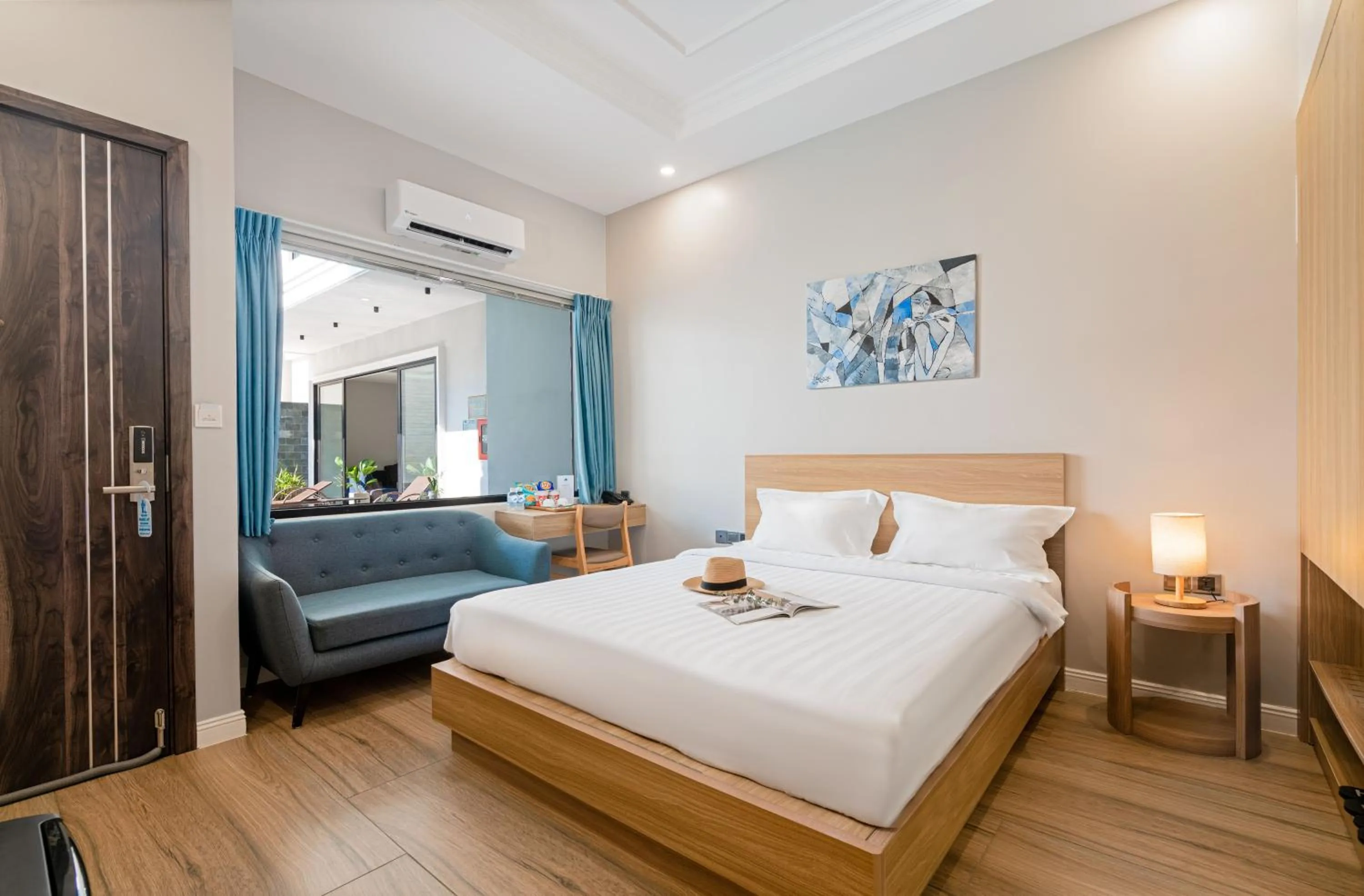 Bed in Le Cap Gym Hotel & Apartments