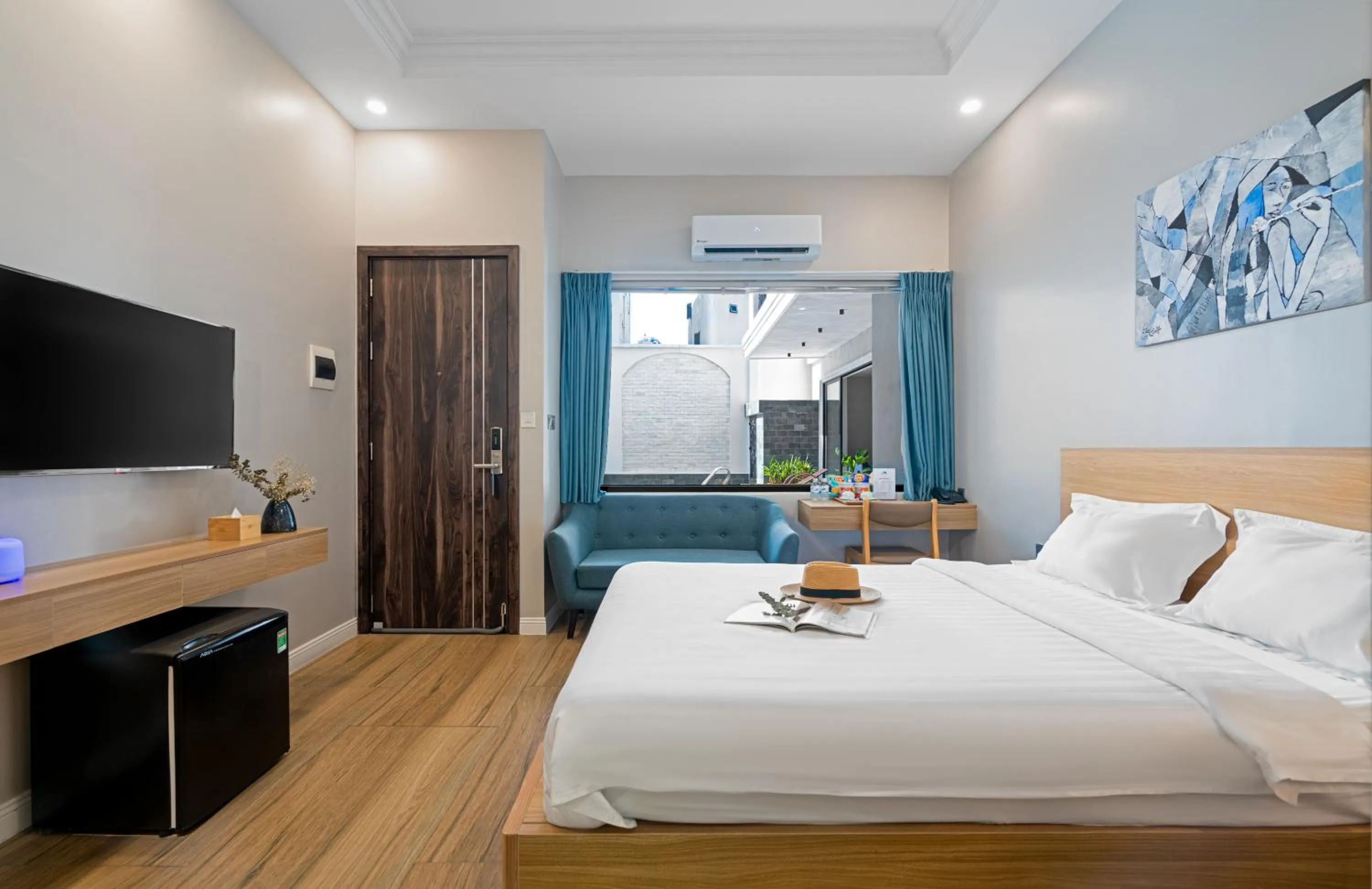 Bed in Le Cap Gym Hotel & Apartments