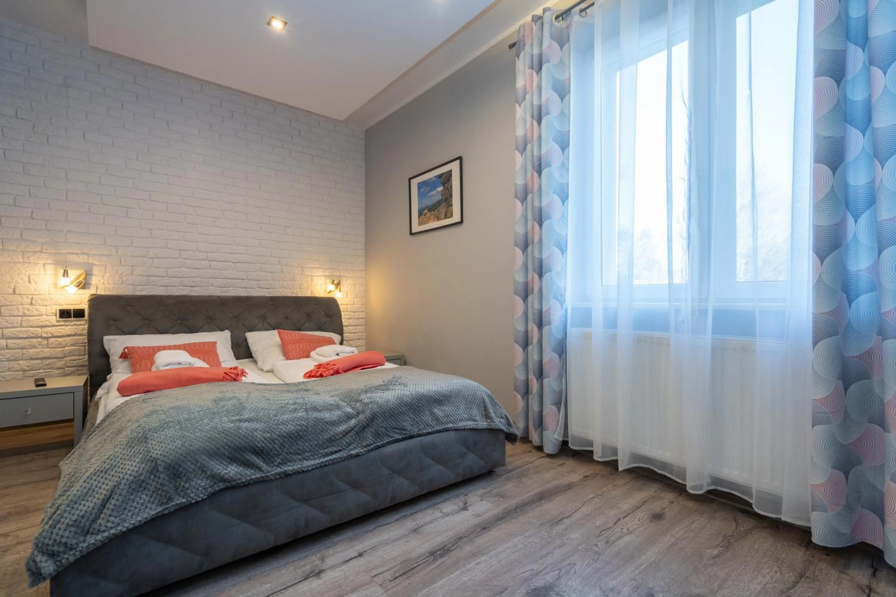 Bed in Karkonosky Apartamenty- Salamandra