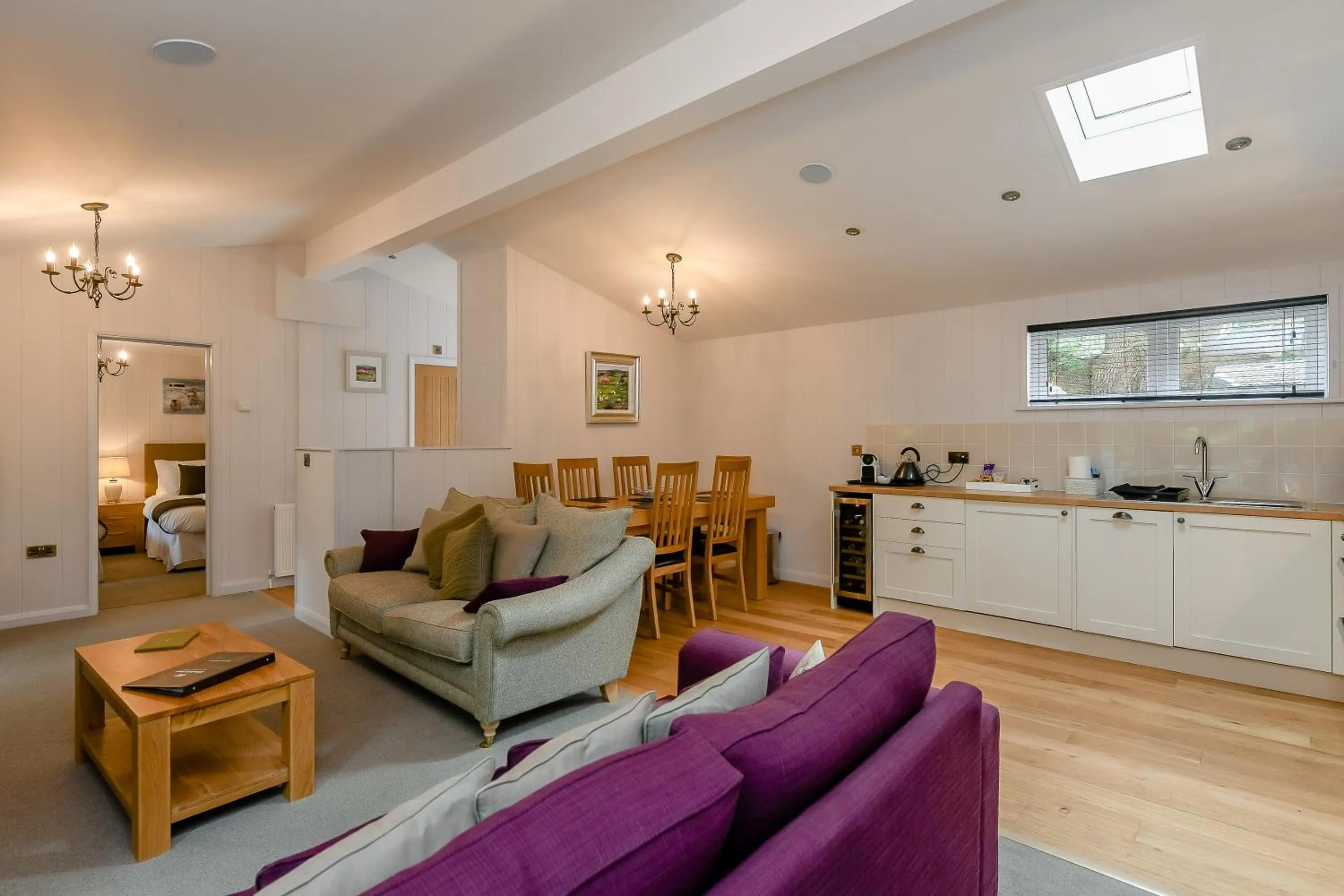 Kitchen or kitchenette in Woolverstone Marina and Lodge Park