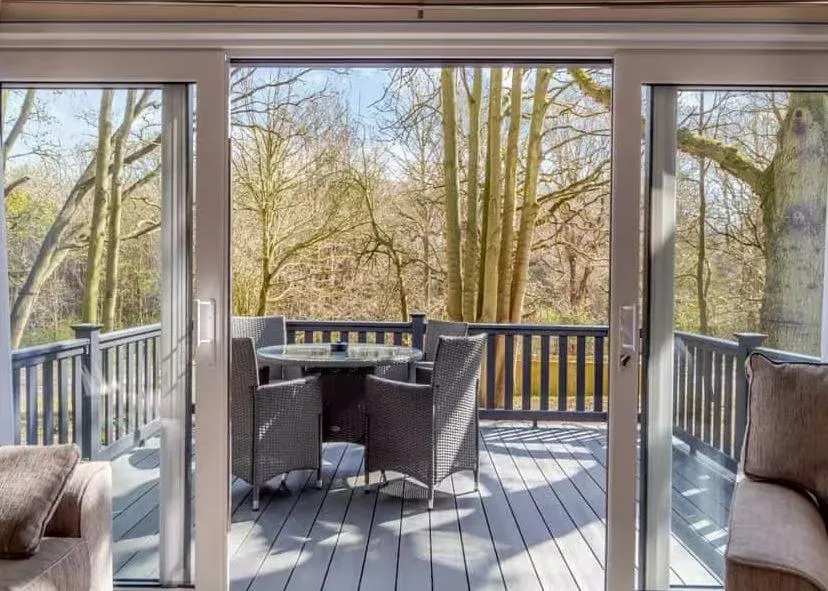 Natural landscape in Woolverstone Marina and Lodge Park