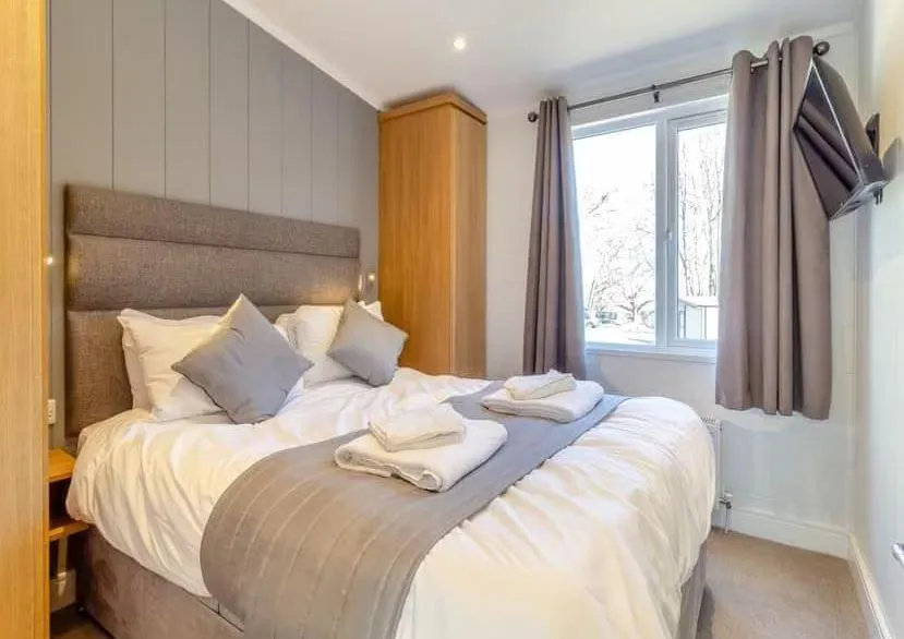 Bed in Woolverstone Marina and Lodge Park