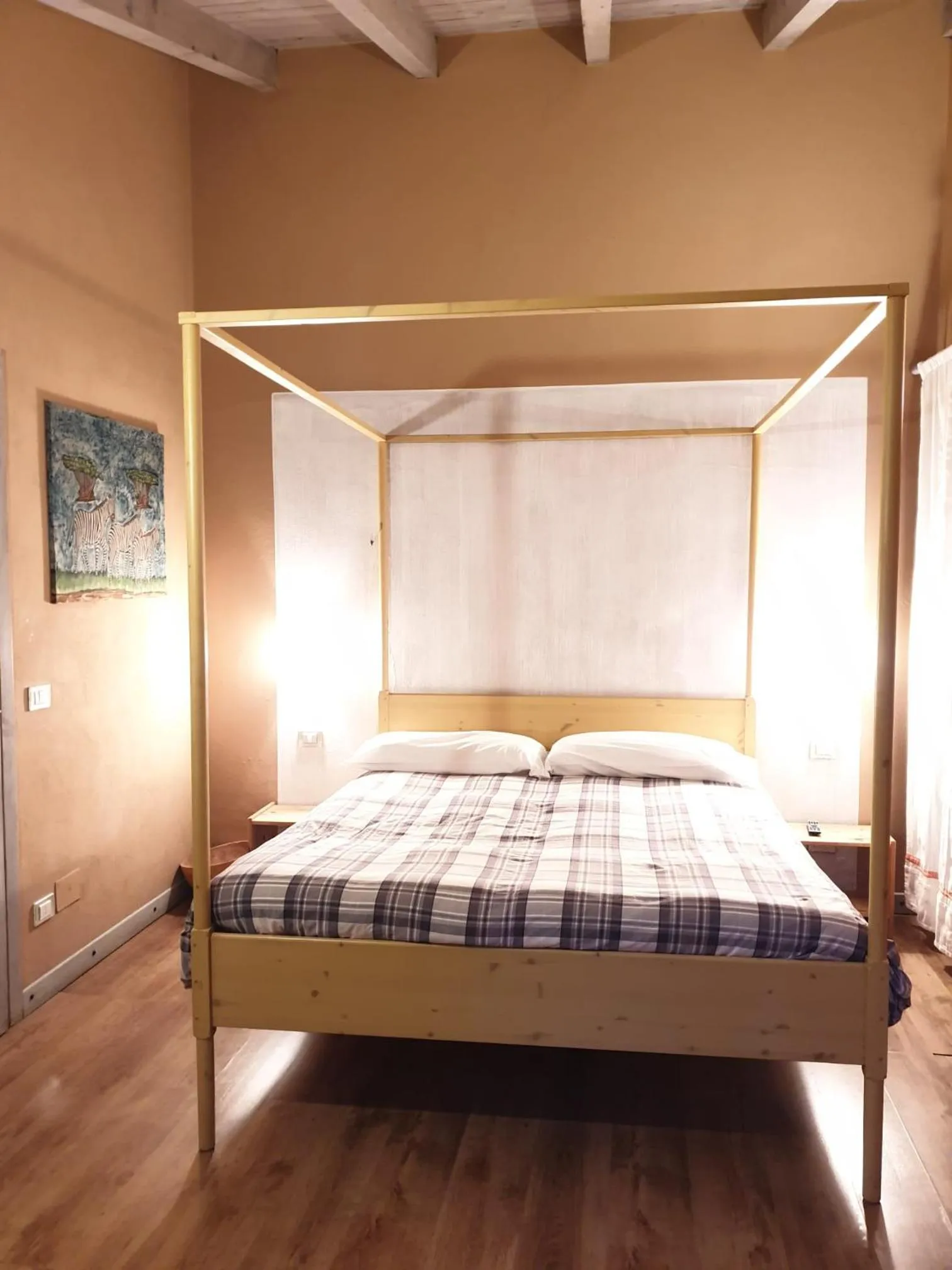 Bed in Piccolo Hotel Olina